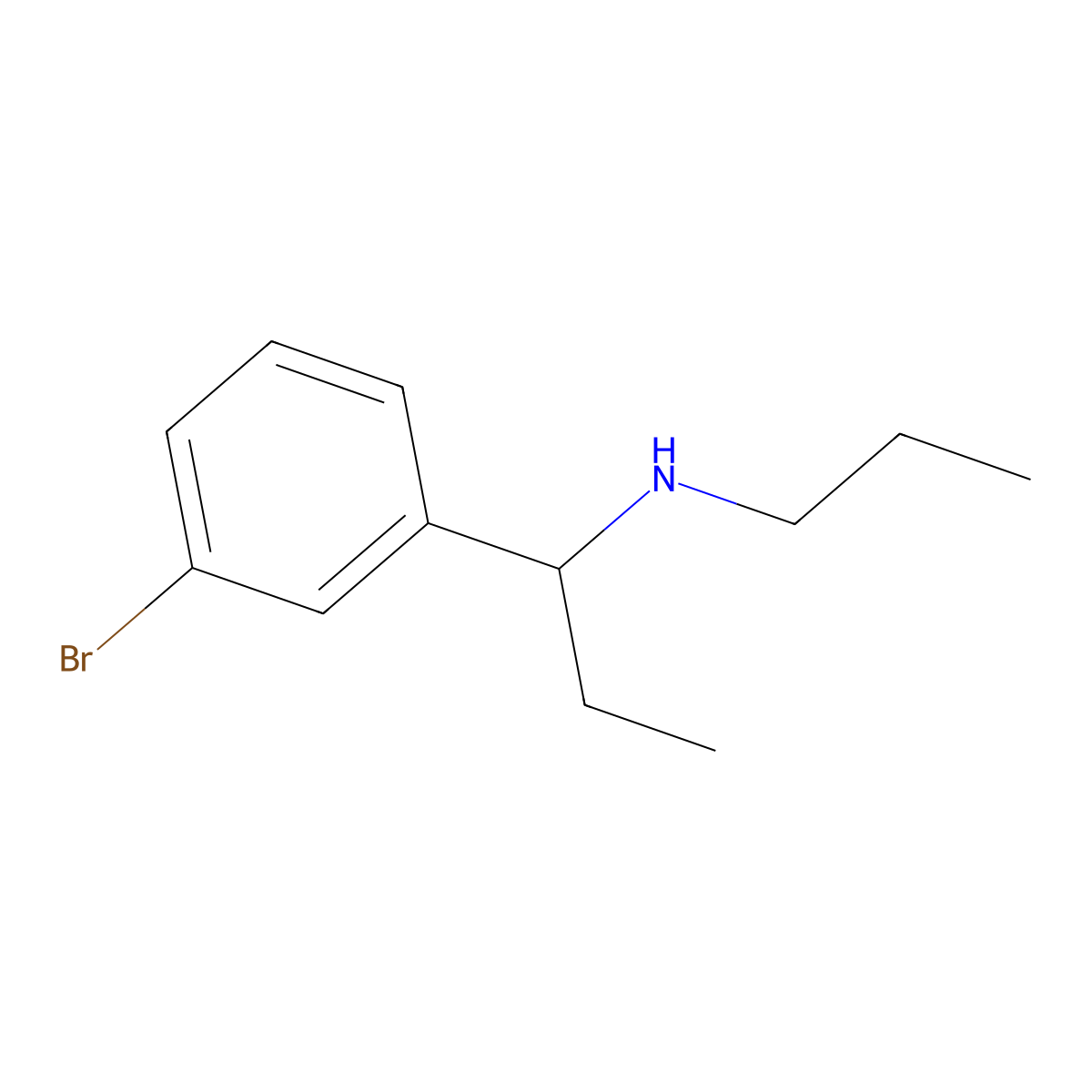 [1-(3-Bromophenyl)propyl](propyl)amine molecular structure, CAS 1158060-22-0