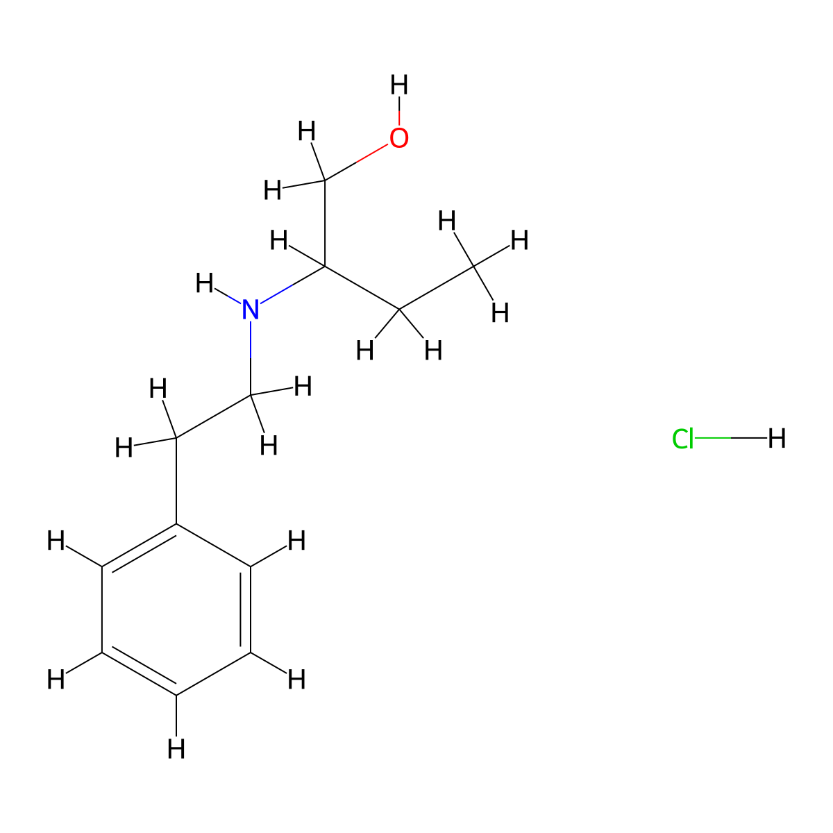 2-[(2-Phenylethyl)amino]butan-1-OL hydrochloride molecular structure, CAS 1158247-27-8