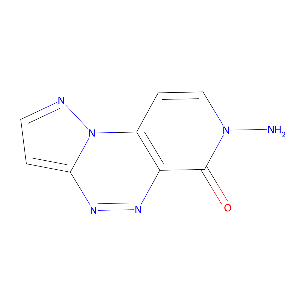 7-aminopyrazolo[5,1-c]pyrido[4,3-e][1,2,4]triazin-6(7H)-one molecular structure, CAS 1158265-90-7