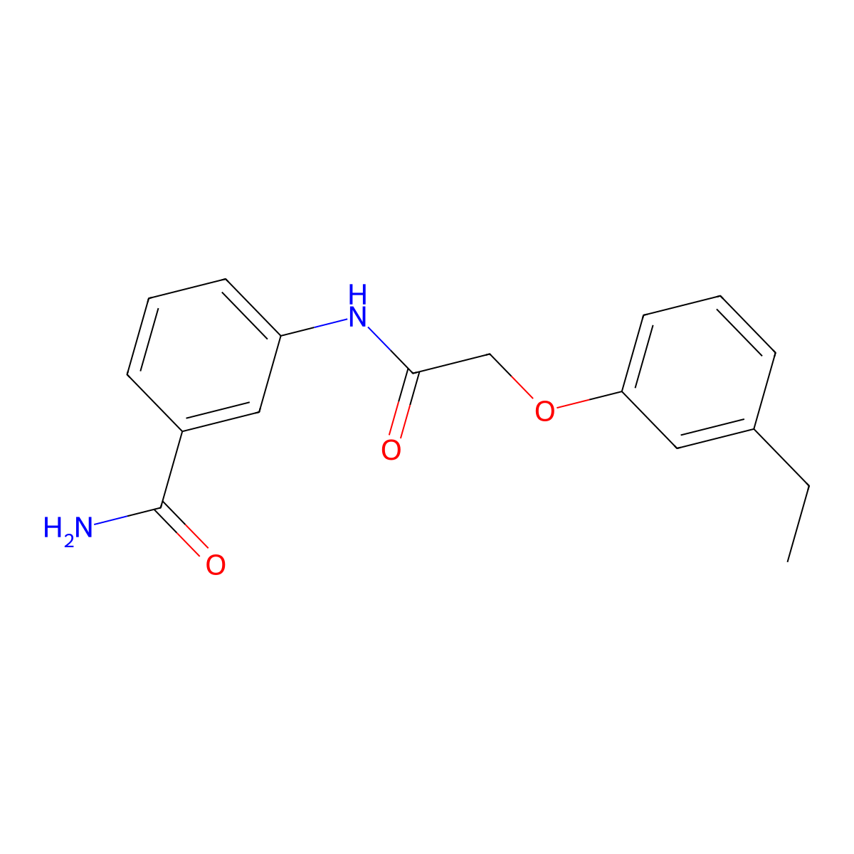 3-{[(3-Ethylphenoxy)acetyl]amino}benzamide molecular structure, CAS 1158266-43-3