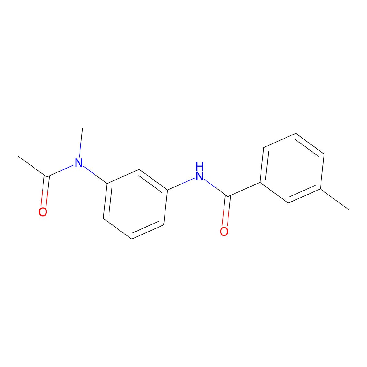 N-{3-[acetyl(methyl)amino]phenyl}-3-methylbenzamide molecular structure, CAS 1158284-56-0