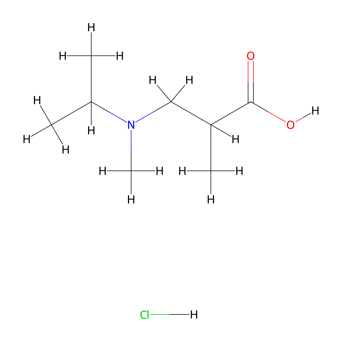 3-[Isopropyl(methyl)amino]-2-methylpropanoic acid hydrochloride molecular structure, CAS 1158293-91-4