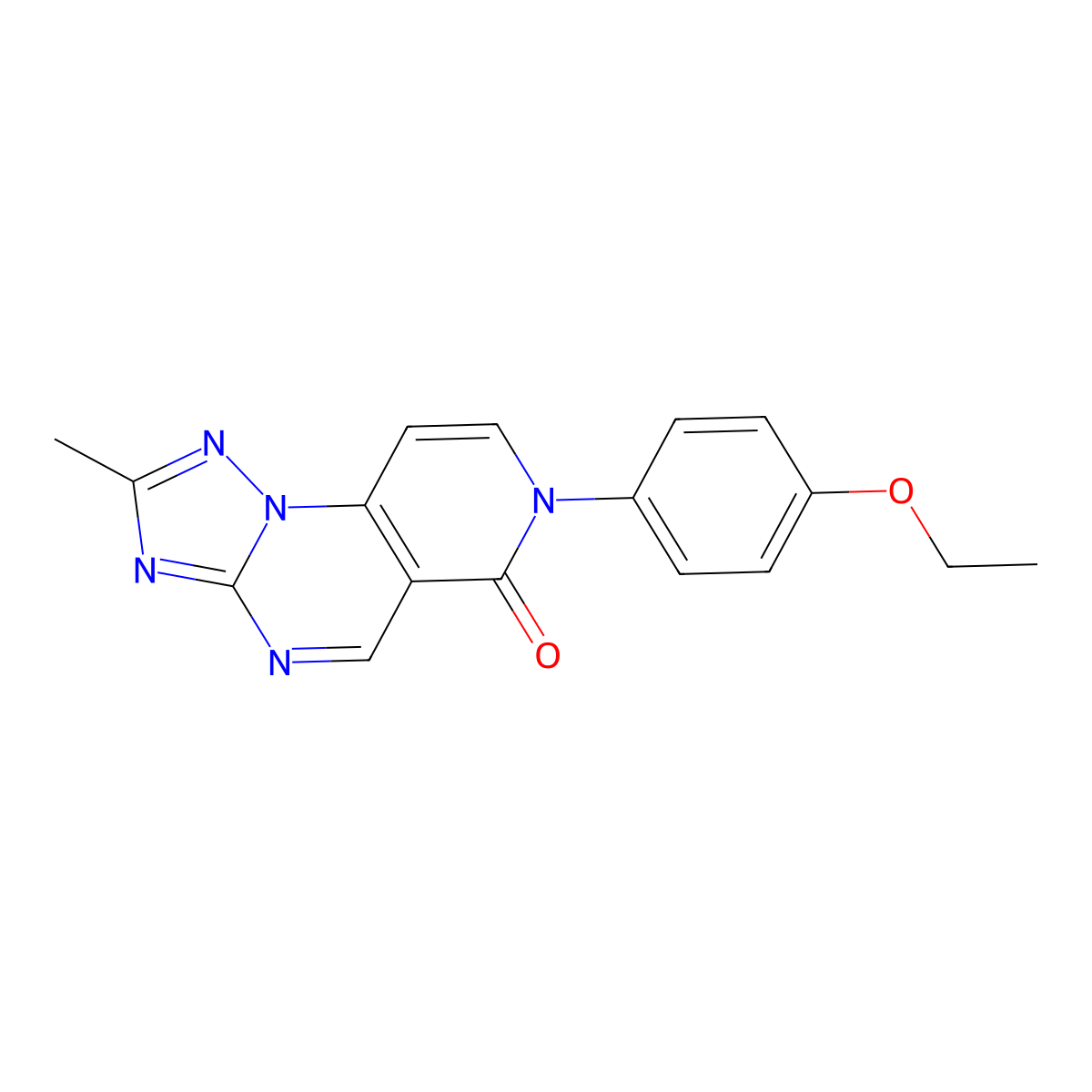 7-(4-ethoxyphenyl)-2-methylpyrido[3,4-e][1,2,4]triazolo[1,5-a]pyrimidin-6(7H)-one molecular structure, CAS 1158316-62-1