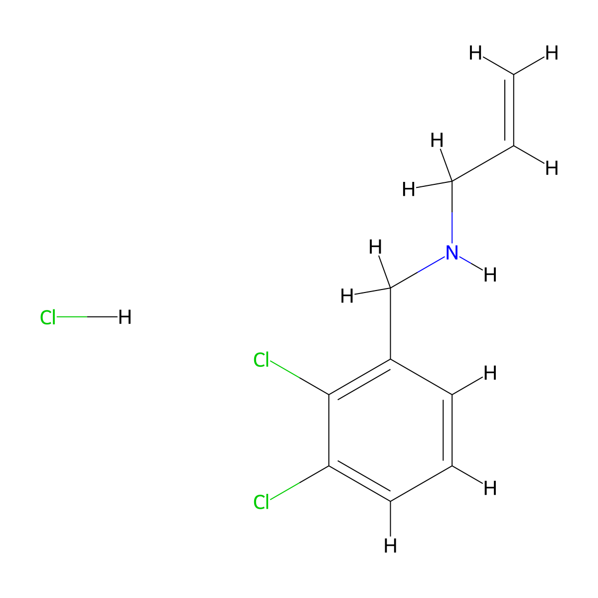 [(2,3-Dichlorophenyl)methyl](prop-2-en-1-yl)amine hydrochloride molecular structure, CAS 1158321-11-9
