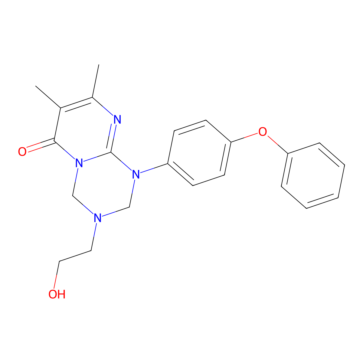 1-(4-ethoxyphenyl)-7,8-dimethyl-3-(3-morpholin-4-ylpropyl)-1,2,3,4-tetrahydro-6H-pyrimido[1,2-a][1,3,5]triazin-6-one molecular structure, CAS 1158337-99-5