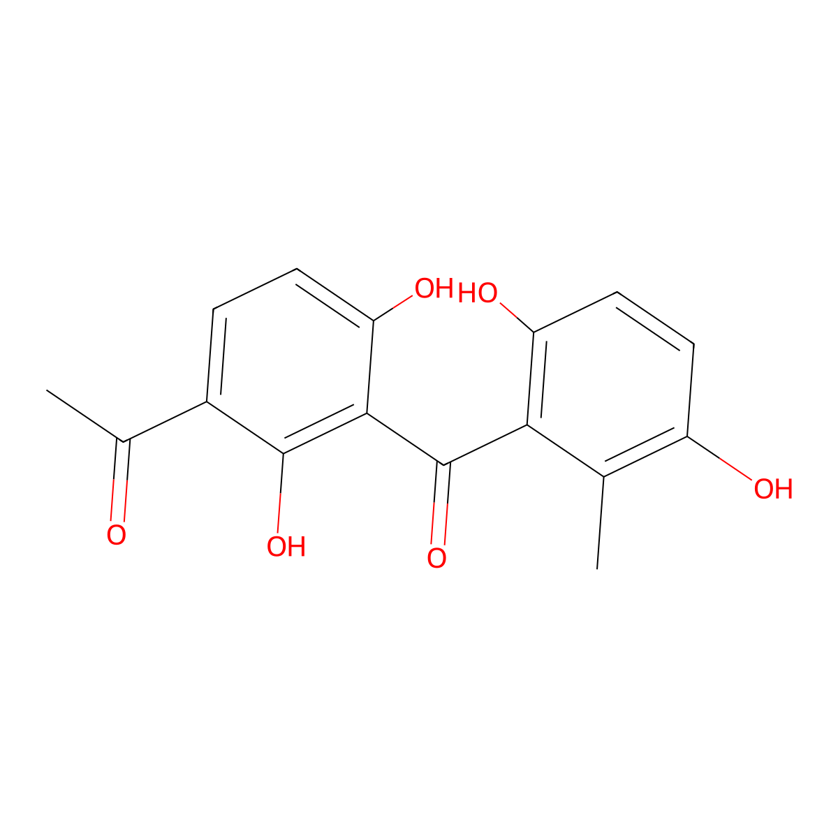 Baishouwubenzophenone molecular structure, CAS 115834-34-9