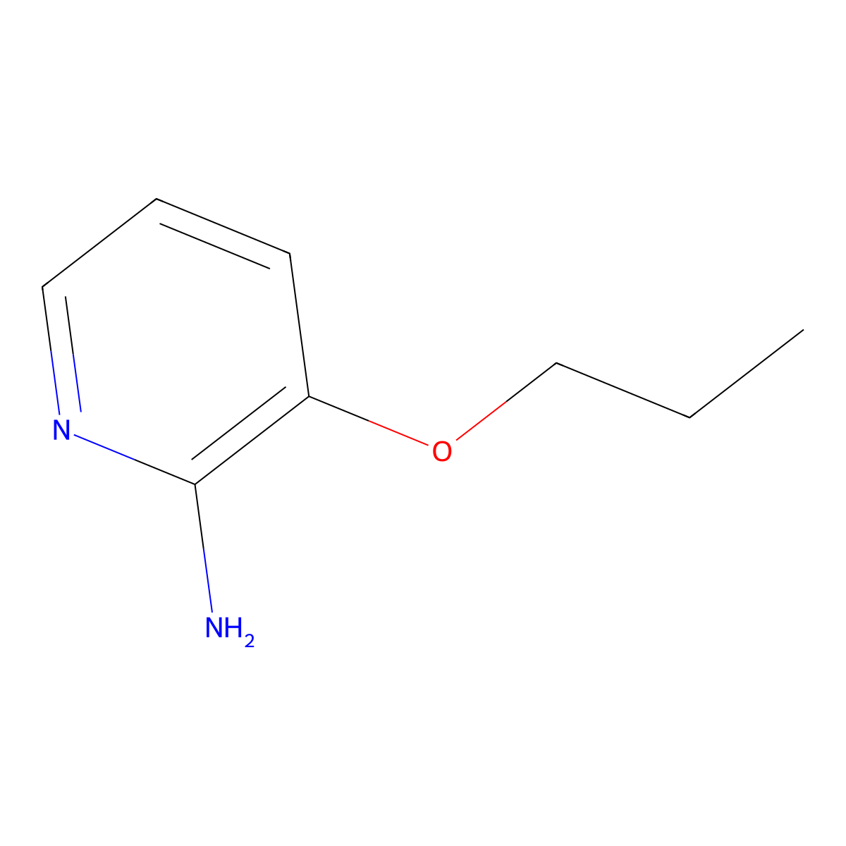3-Propoxypyridin-2-amine molecular structure, CAS 115835-69-3