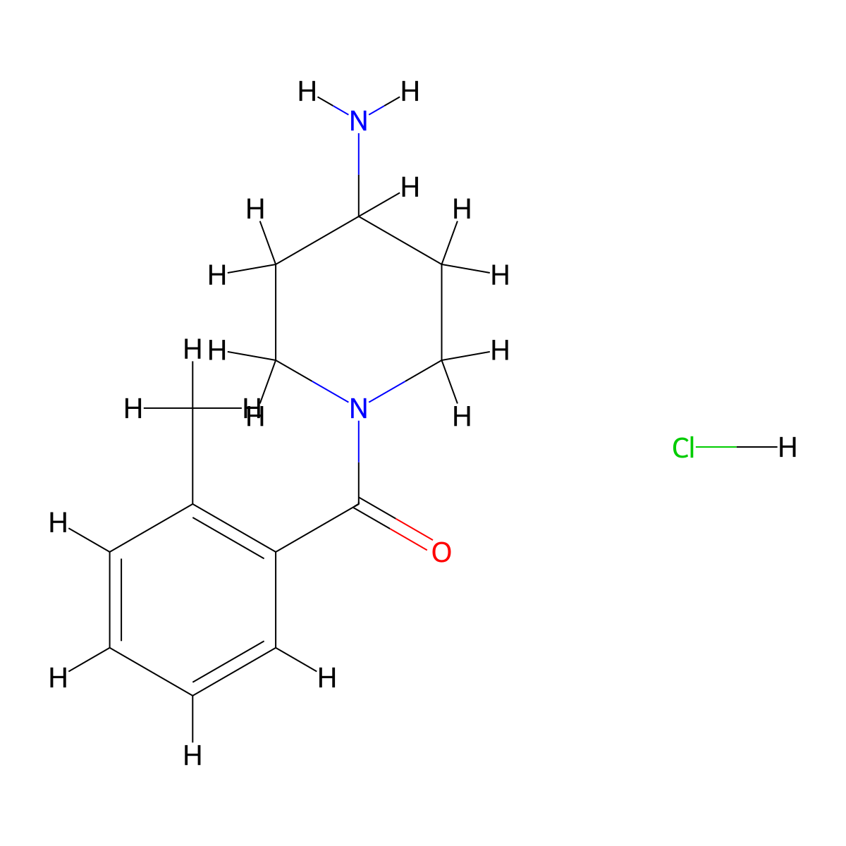 (4-Aminopiperidin-1-yl)(o-tolyl)methanone hydrochloride molecular structure, CAS 1158359-06-8