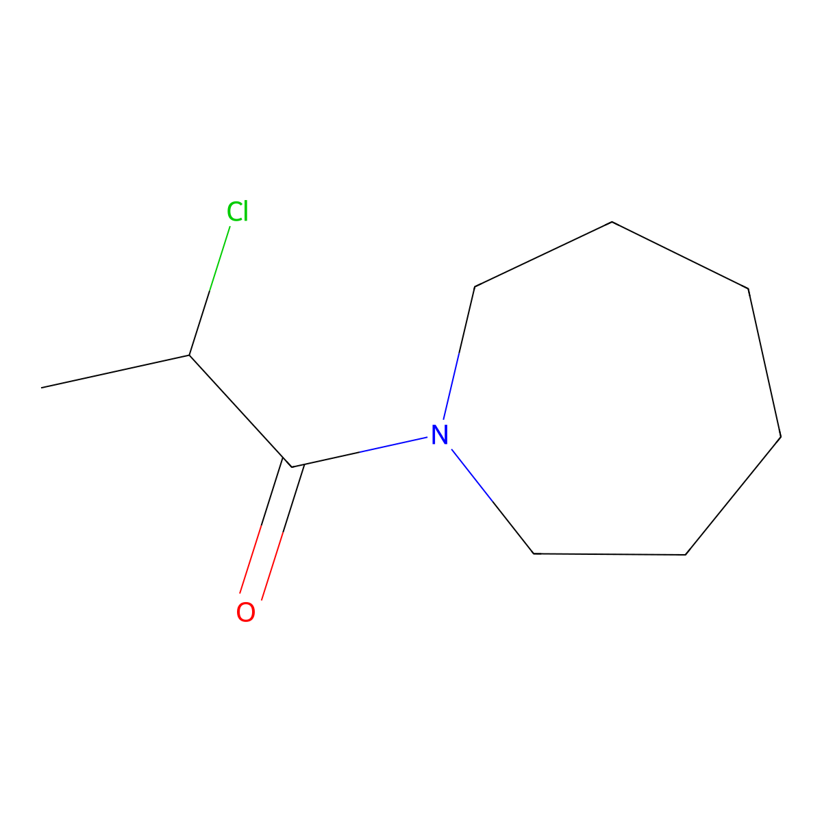 1-(Azepan-1-yl)-2-chloropropan-1-one molecular structure, CAS 115840-34-1