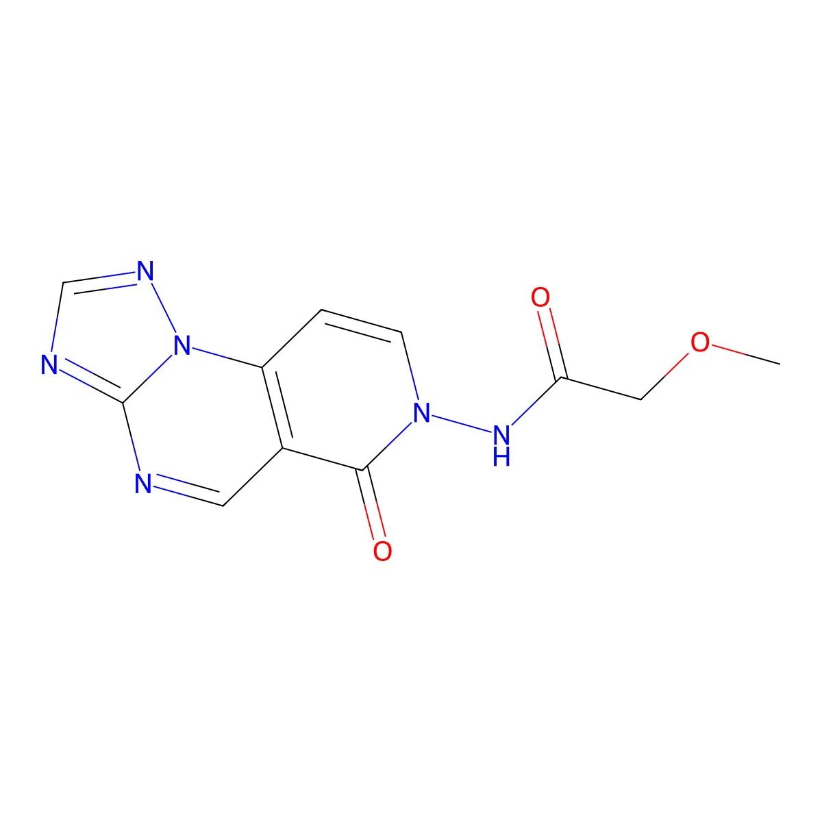 2-methoxy-N-(6-oxopyrido[3,4-e][1,2,4]triazolo[1,5-a]pyrimidin-7(6H)-yl)acetamide molecular structure, CAS 1158424-08-8