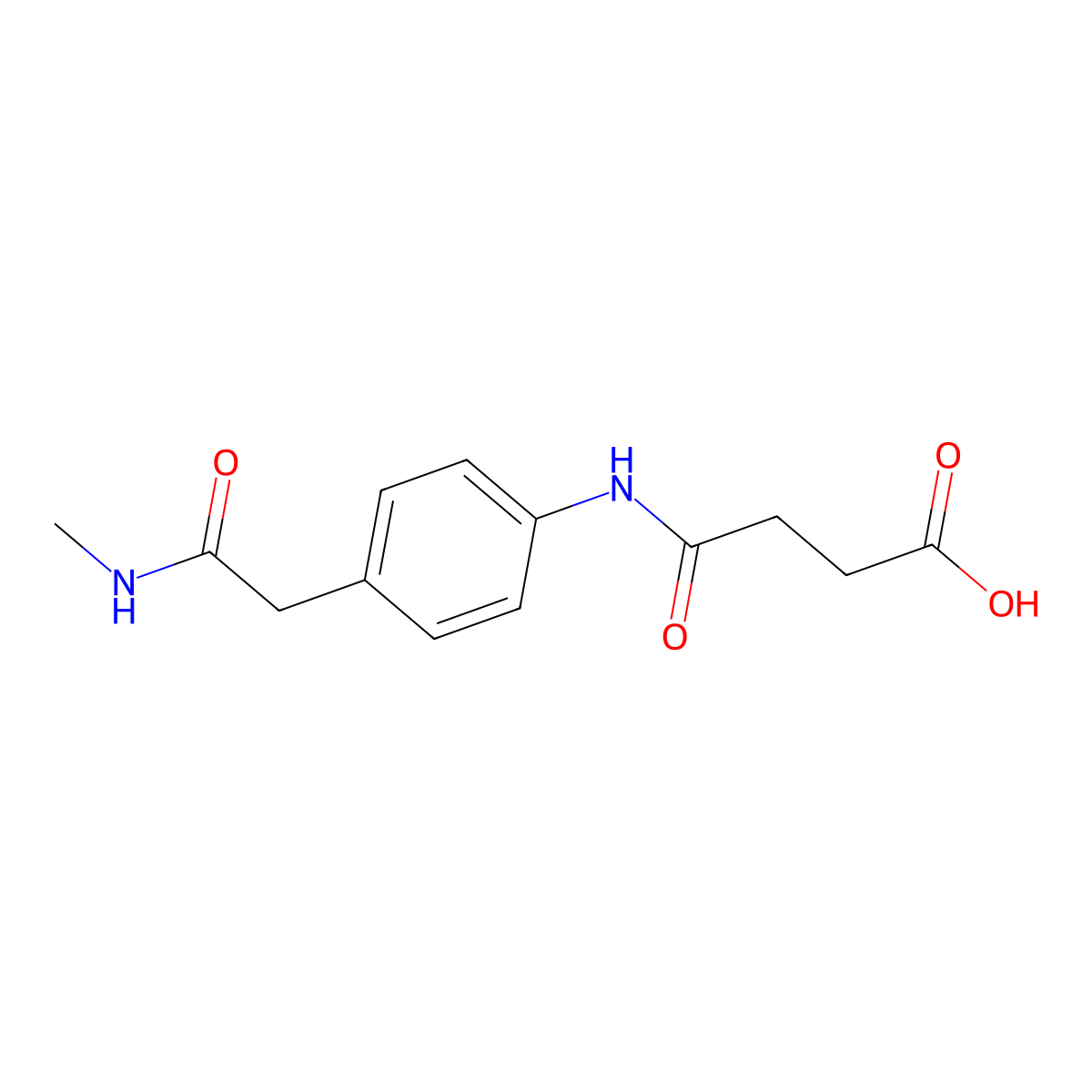 4-({4-[2-(Methylamino)-2-oxoethyl]phenyl}amino)-4-oxobutanoic acid molecular structure, CAS 1158450-22-6