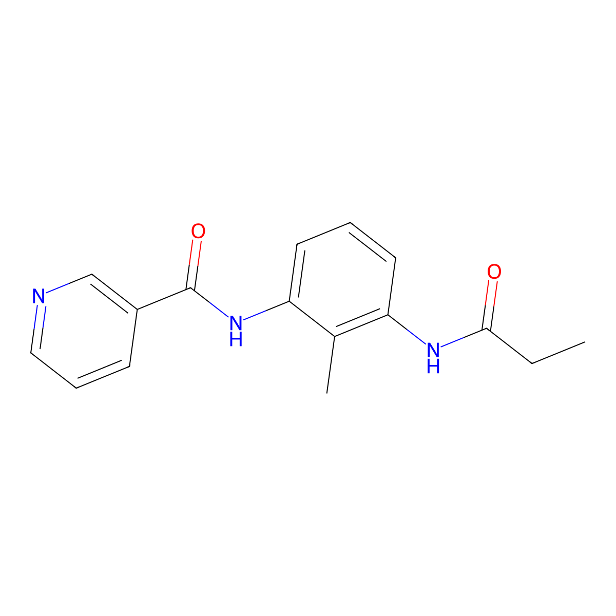 N-[2-methyl-3-(propionylamino)phenyl]nicotinamide molecular structure, CAS 1158491-58-7
