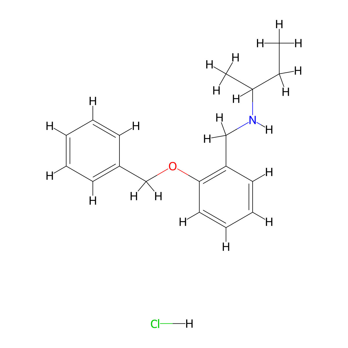 {[2-(Benzyloxy)phenyl]methyl}(butan-2-yl)amine hydrochloride molecular structure, CAS 1158499-08-1