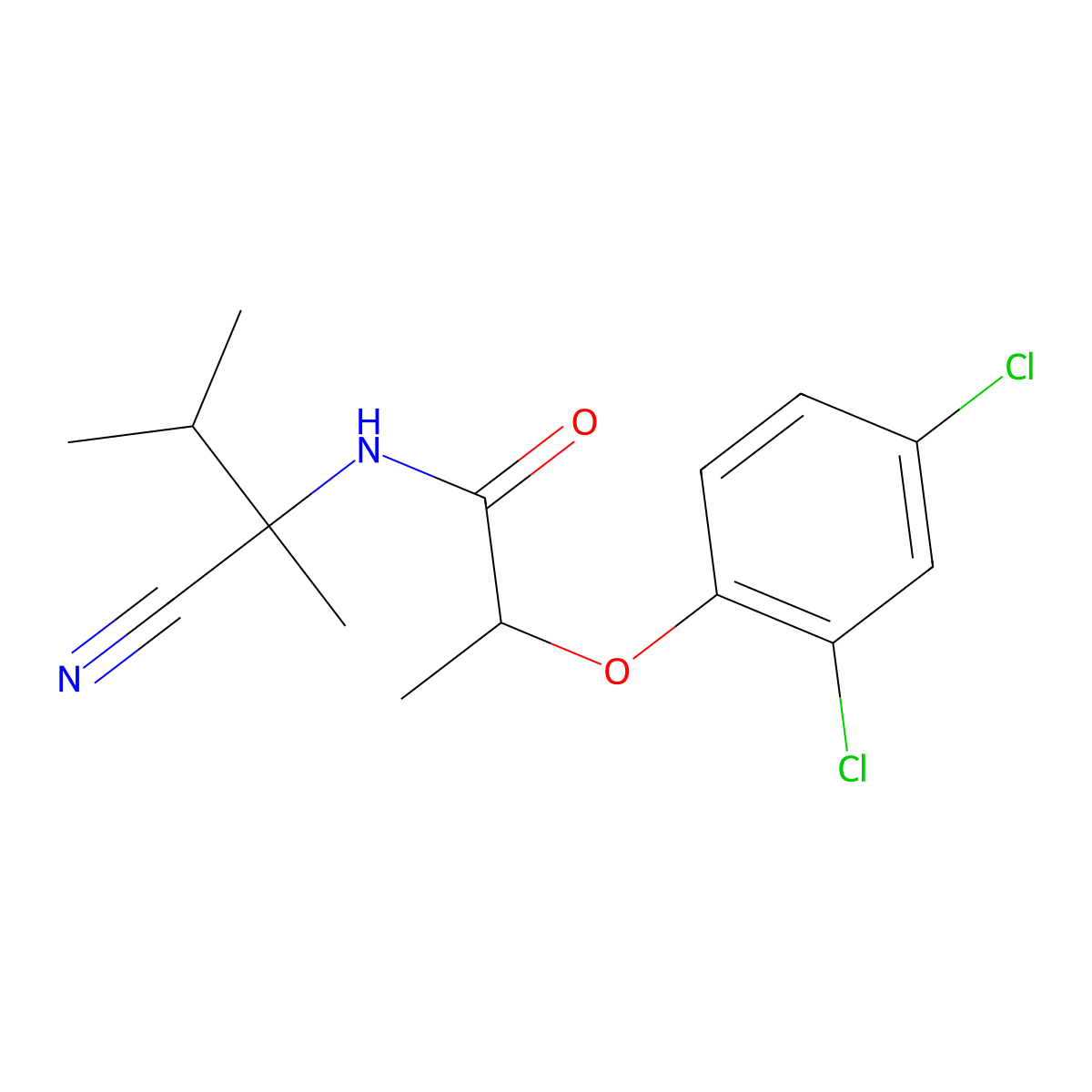 Fenoxanil molecular structure, CAS 115852-48-7