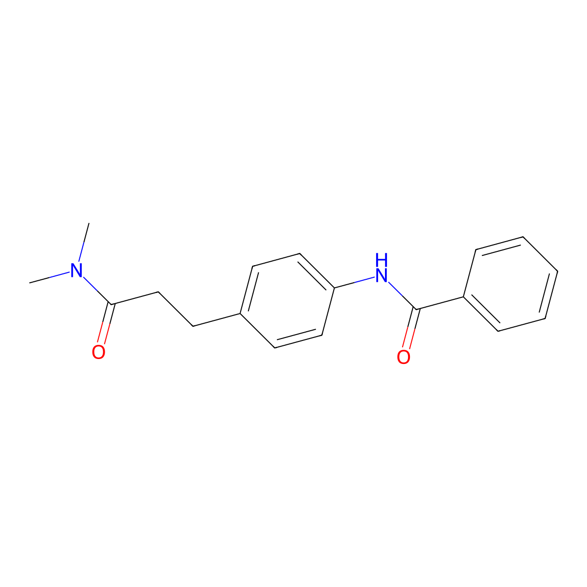 N-{4-[3-(dimethylamino)-3-oxopropyl]phenyl}benzamide molecular structure, CAS 1158527-67-3