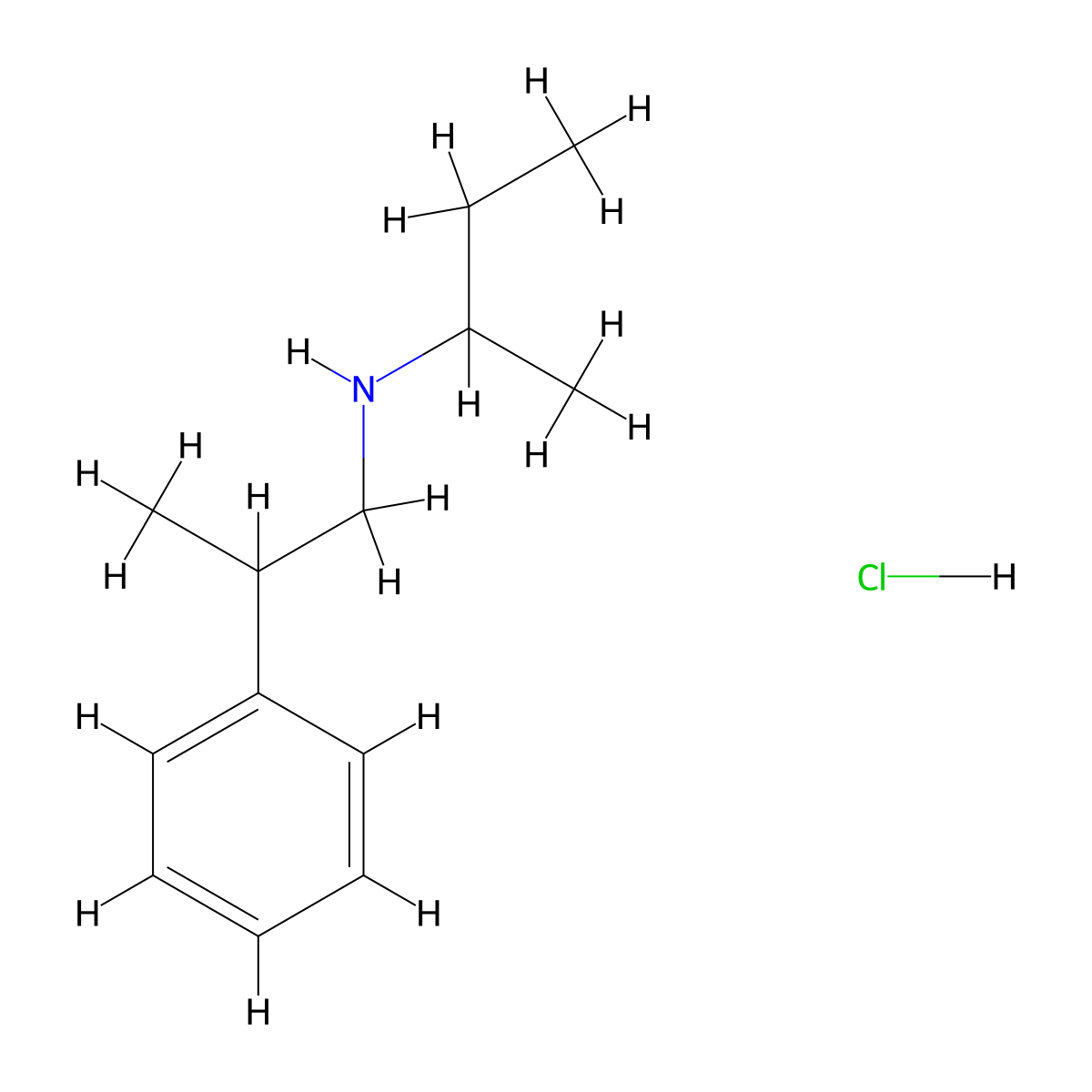 (Butan-2-yl)(2-phenylpropyl)amine hydrochloride molecular structure, CAS 1158592-60-9