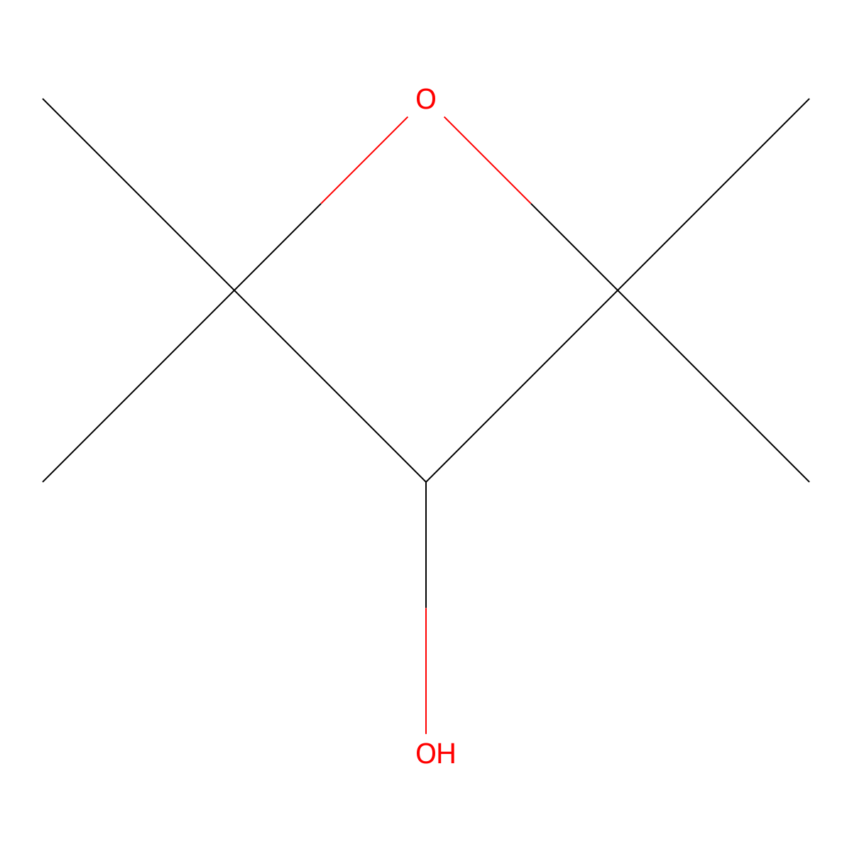 2,2,4,4-Tetramethyloxetan-3-ol molecular structure, CAS 115861-16-0