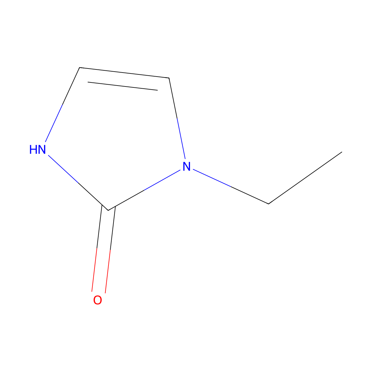 1-ethyl-1,3-dihydro-2H-imidazol-2-one molecular structure, CAS 115869-19-7