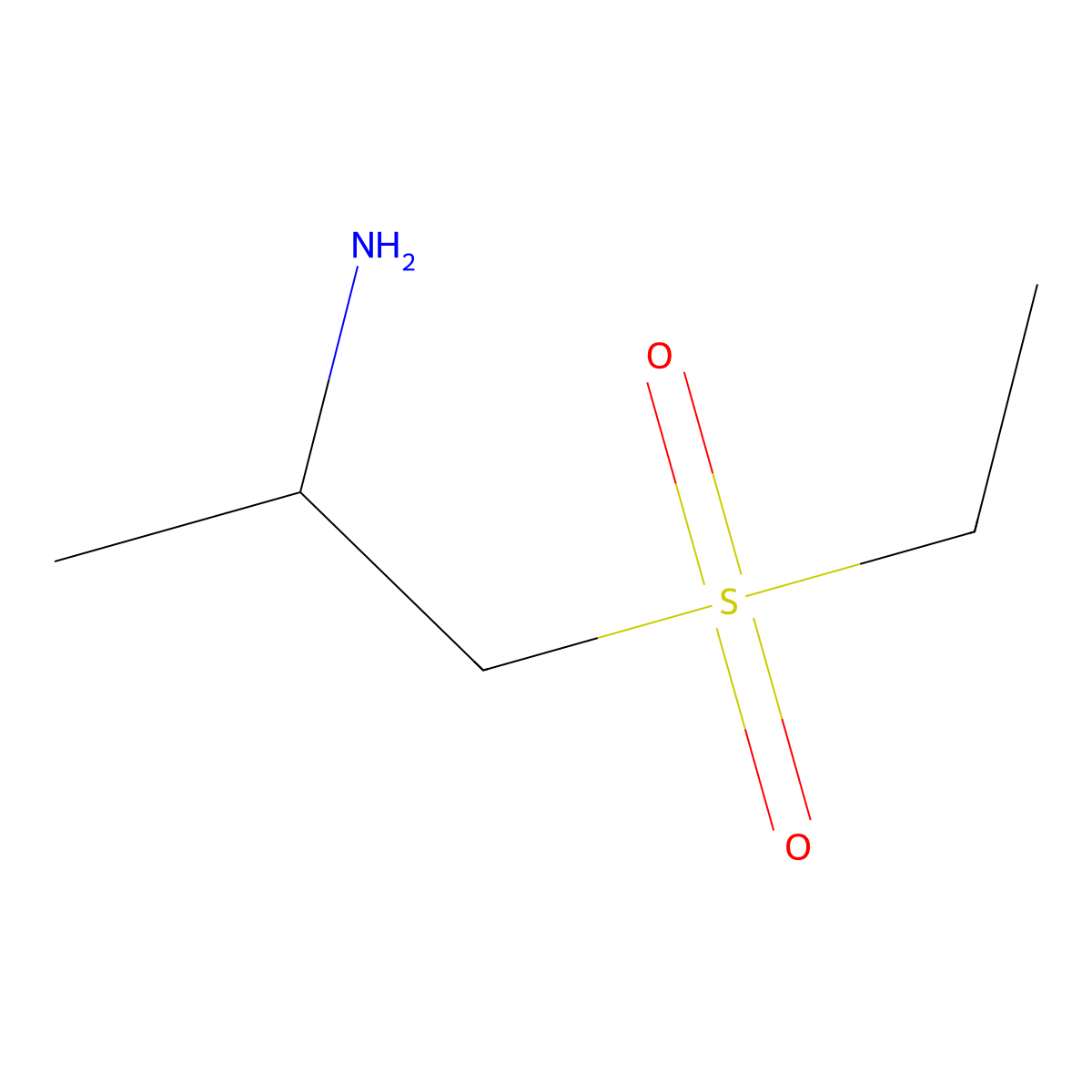 1-(Ethanesulfonyl)propan-2-amine molecular structure, CAS 1158703-42-4