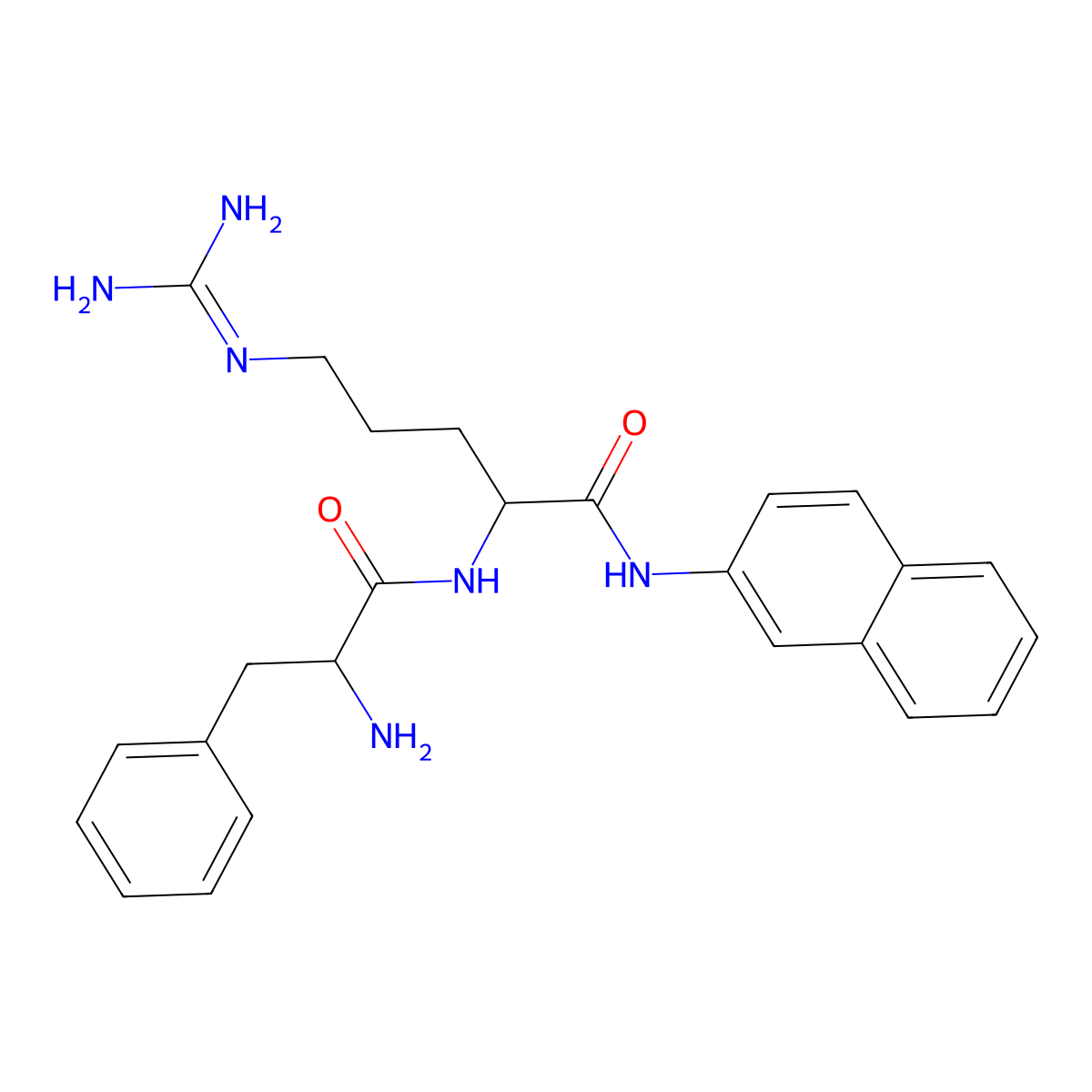 Phenylalanine Arginine Beta-Naphthylamide molecular structure, CAS 115871-02-8