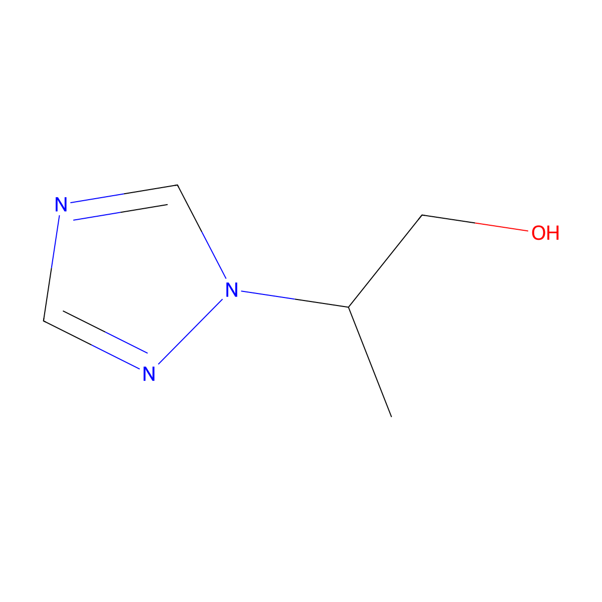 2-(1H-1,2,4-Triazol-1-YL)propan-1-OL molecular structure, CAS 1158736-02-7