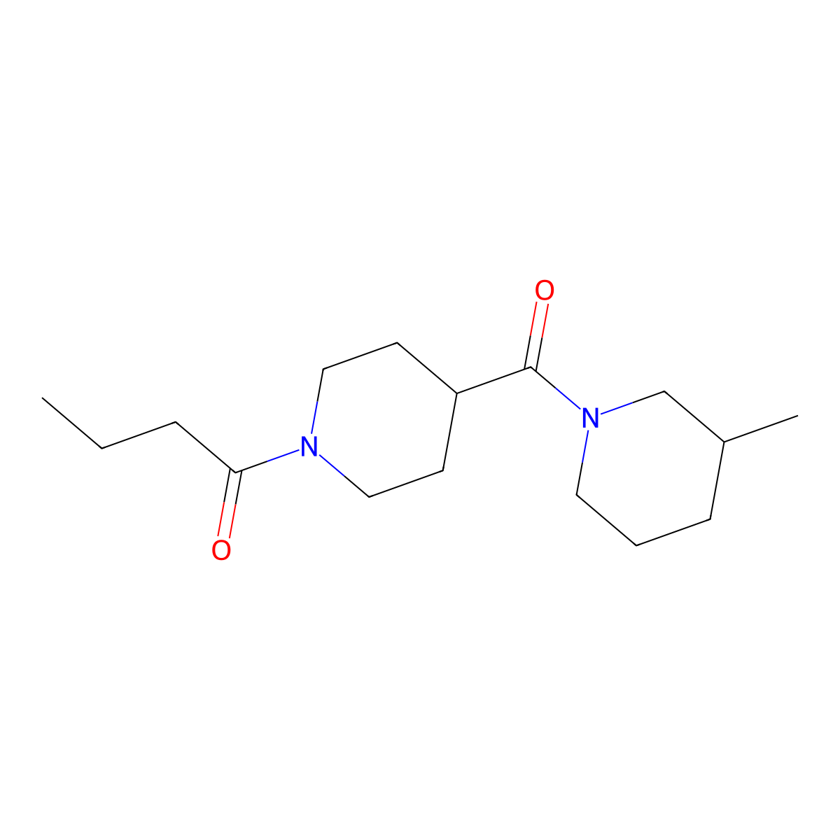 1-[4-(3-Methylpiperidine-1-carbonyl)piperidin-1-YL]butan-1-one molecular structure, CAS 1158739-66-2