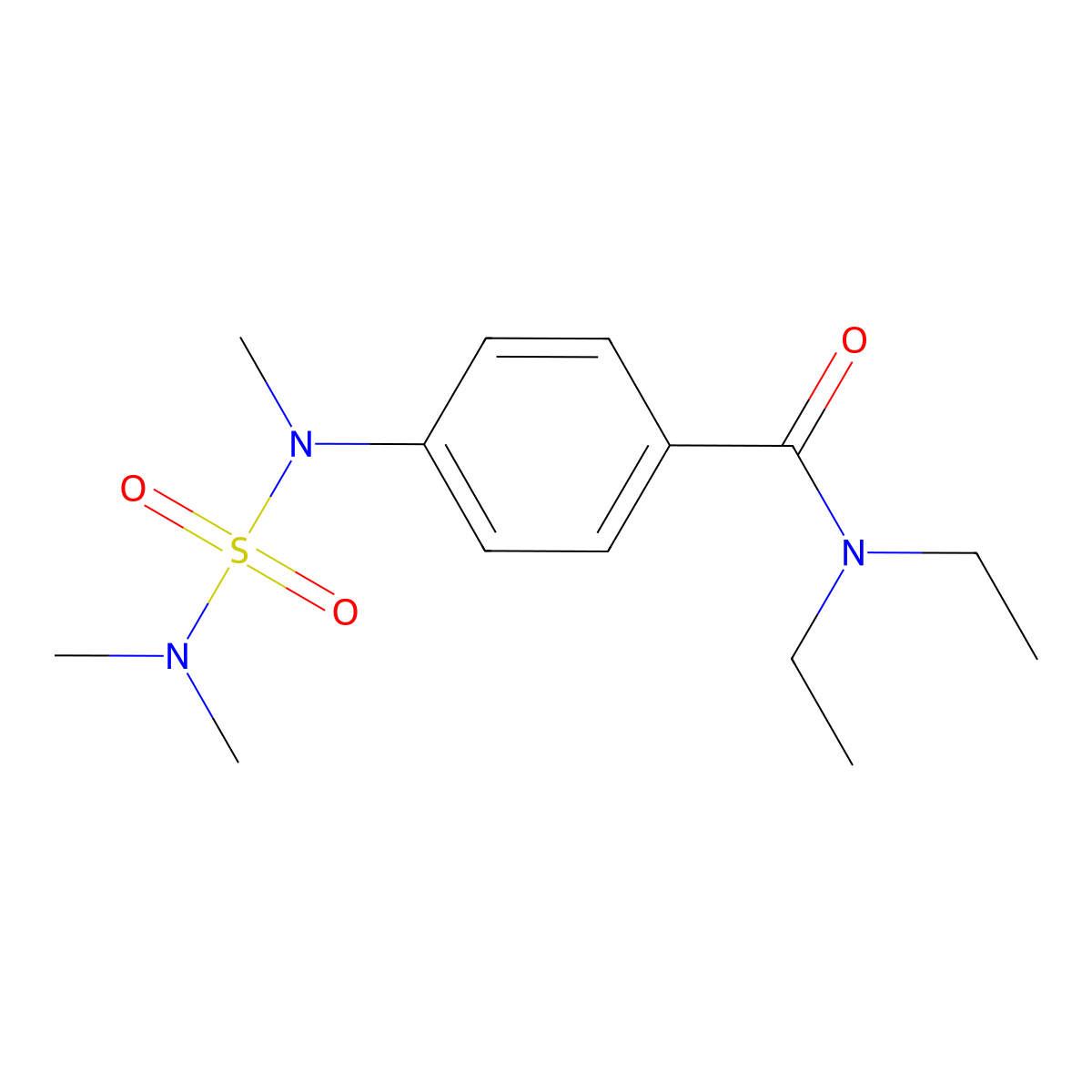 4-[(dimethylsulfamoyl)(methyl)amino]-N,N-diethylbenzamide molecular structure, CAS 1158739-90-2