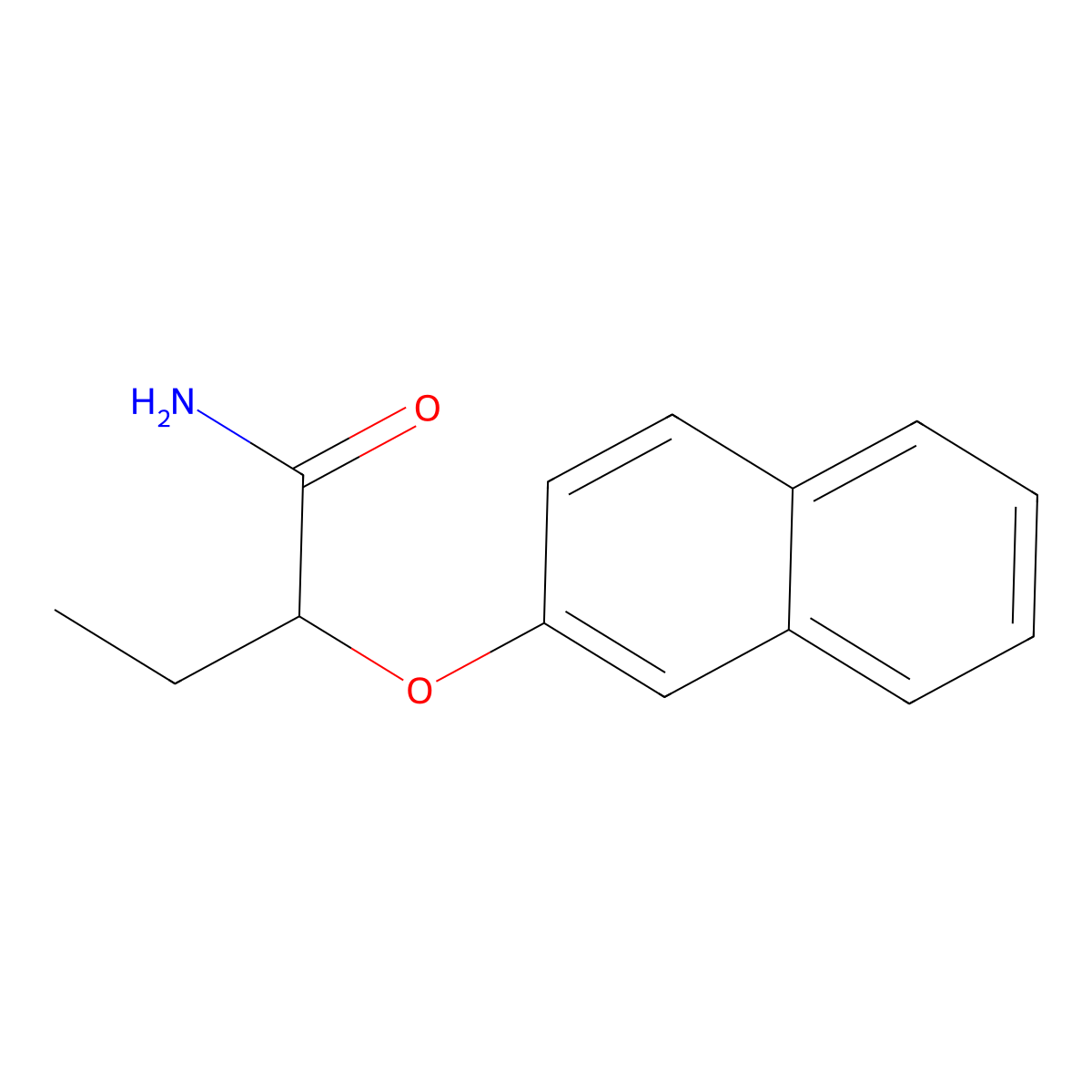 2-(Naphthalen-2-yloxy)butanamide molecular structure, CAS 1158740-13-6