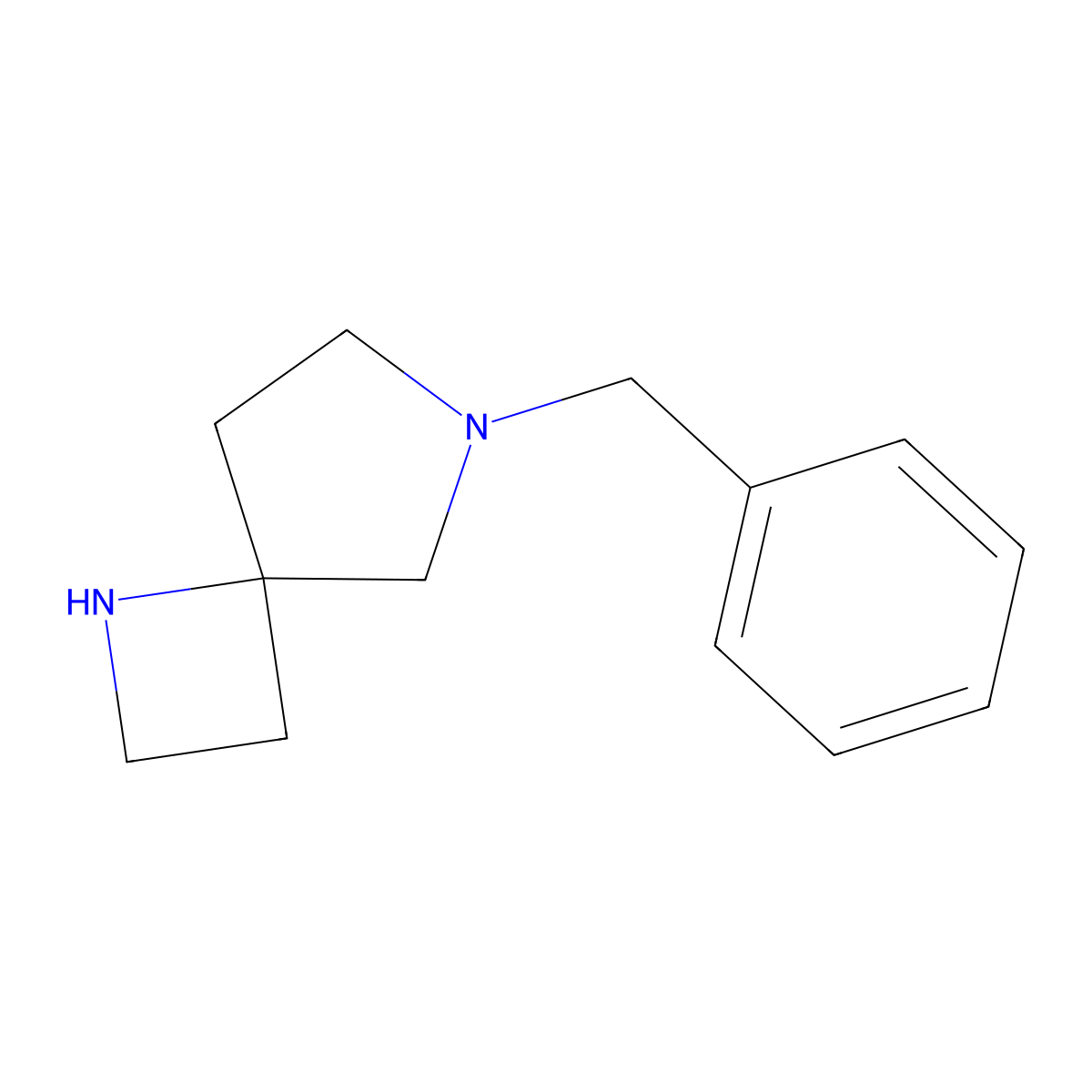 6-Benzyl-1,6-diazaspiro[3.4]octane molecular structure, CAS 1158749-78-0