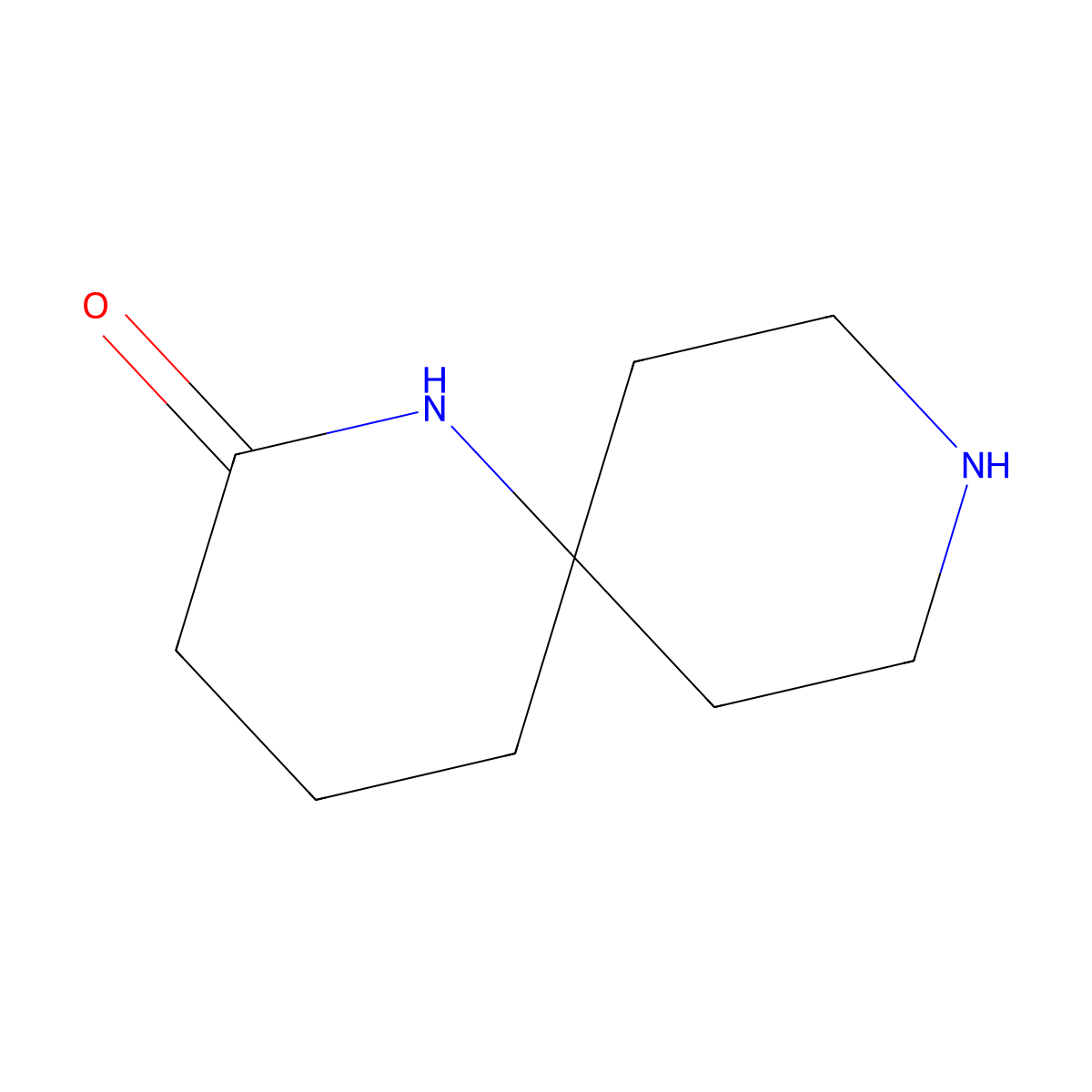 1,9-Diazaspiro[5.5]undecan-2-one molecular structure, CAS 1158749-97-3