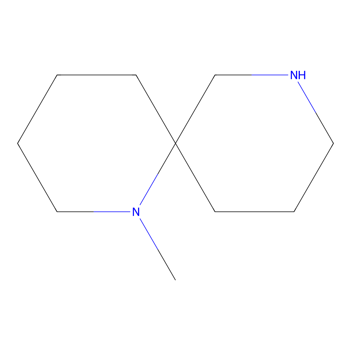1-Methyl-1,8-diazaspiro[5.5]undecane molecular structure, CAS 1158750-52-7