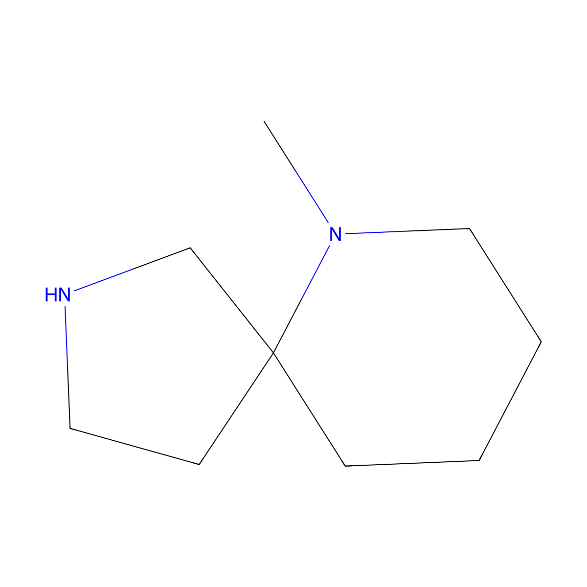 6-Methyl-2,6-diazaspiro[4.5]decane molecular structure, CAS 1158750-95-8