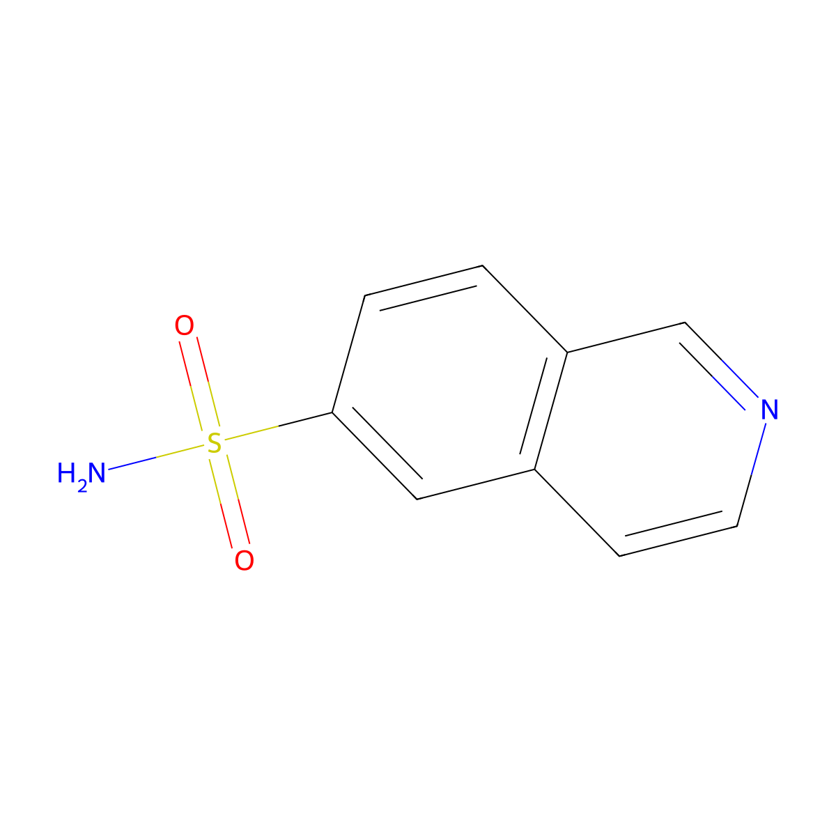 Isoquinoline-6-sulfonamide molecular structure, CAS 1158755-10-2