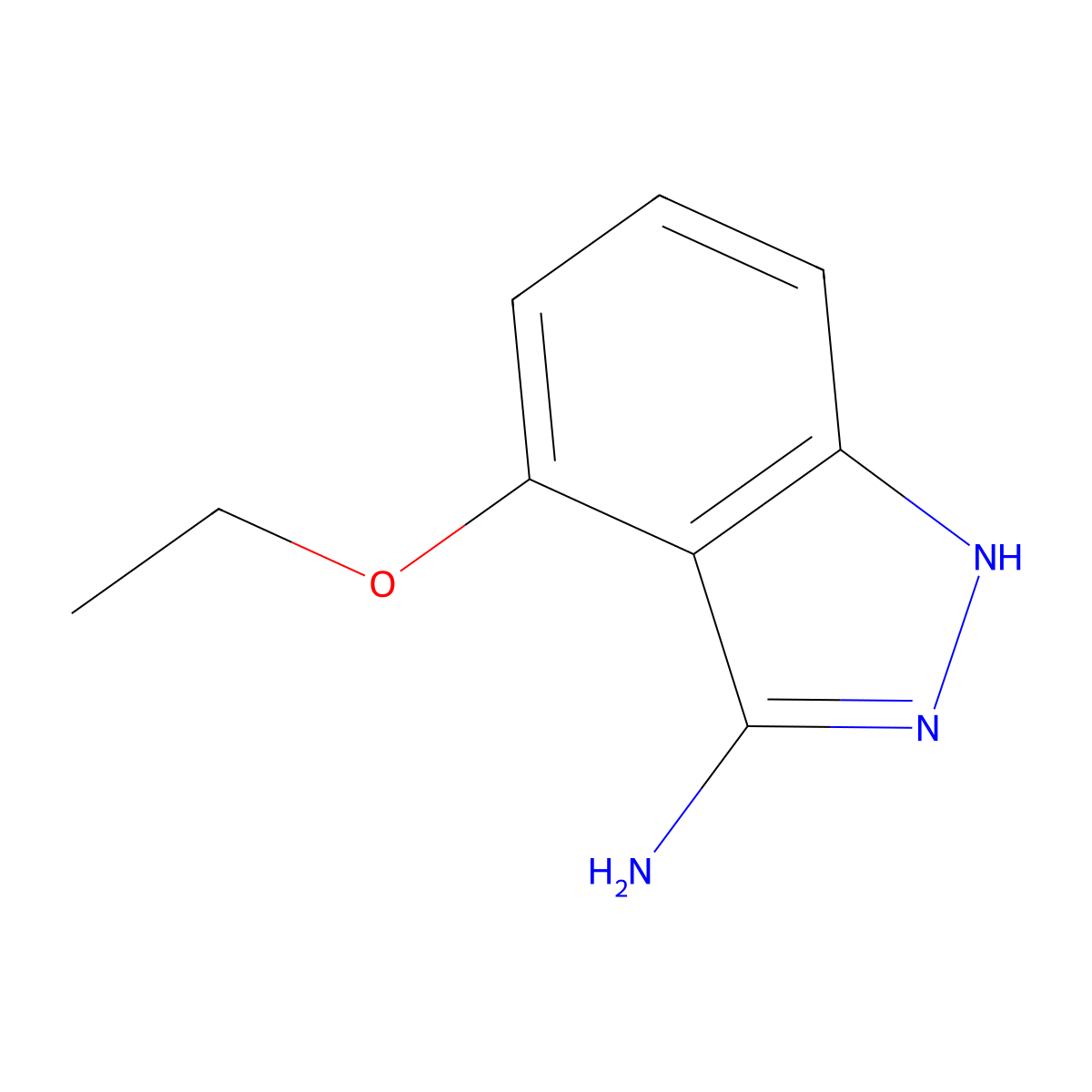 4-Ethoxy-1H-indazol-3-amine molecular structure, CAS 1158765-05-9
