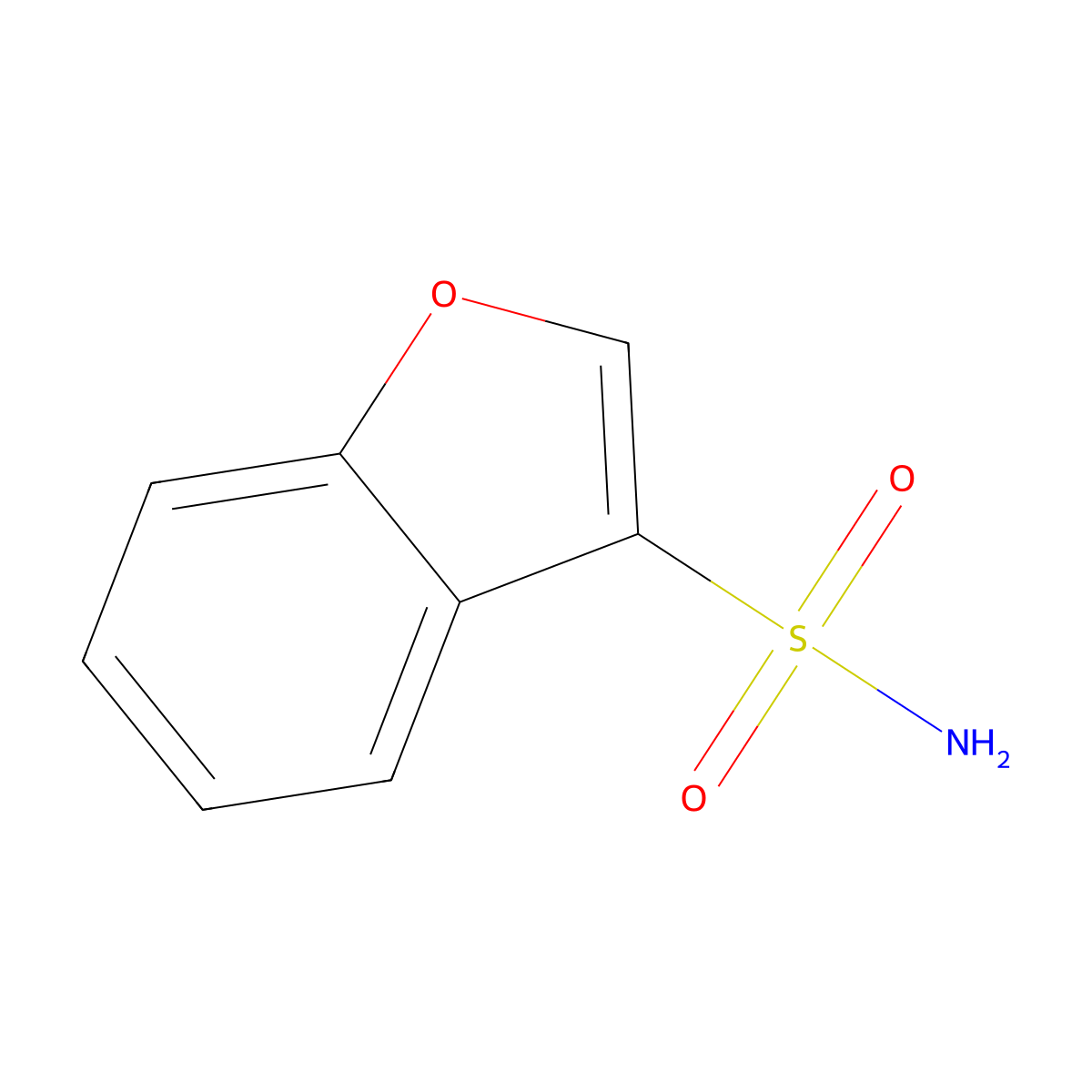 3-Benzofuransulfonamide molecular structure, CAS 1158787-43-9