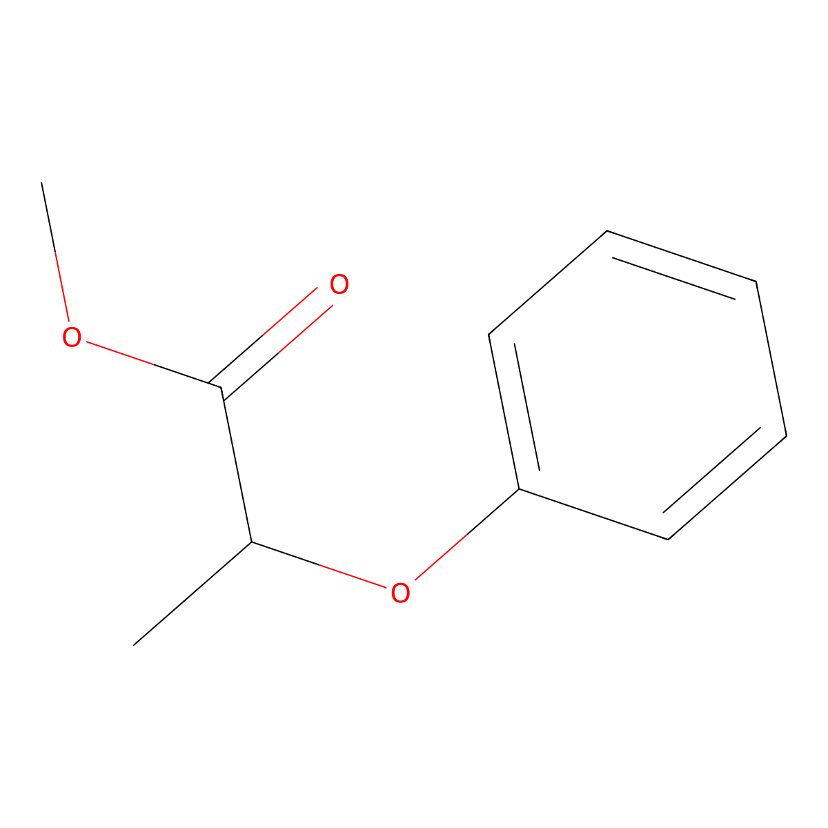 methyl (R)-2-phenoxypropionate molecular structure, CAS 115880-50-7