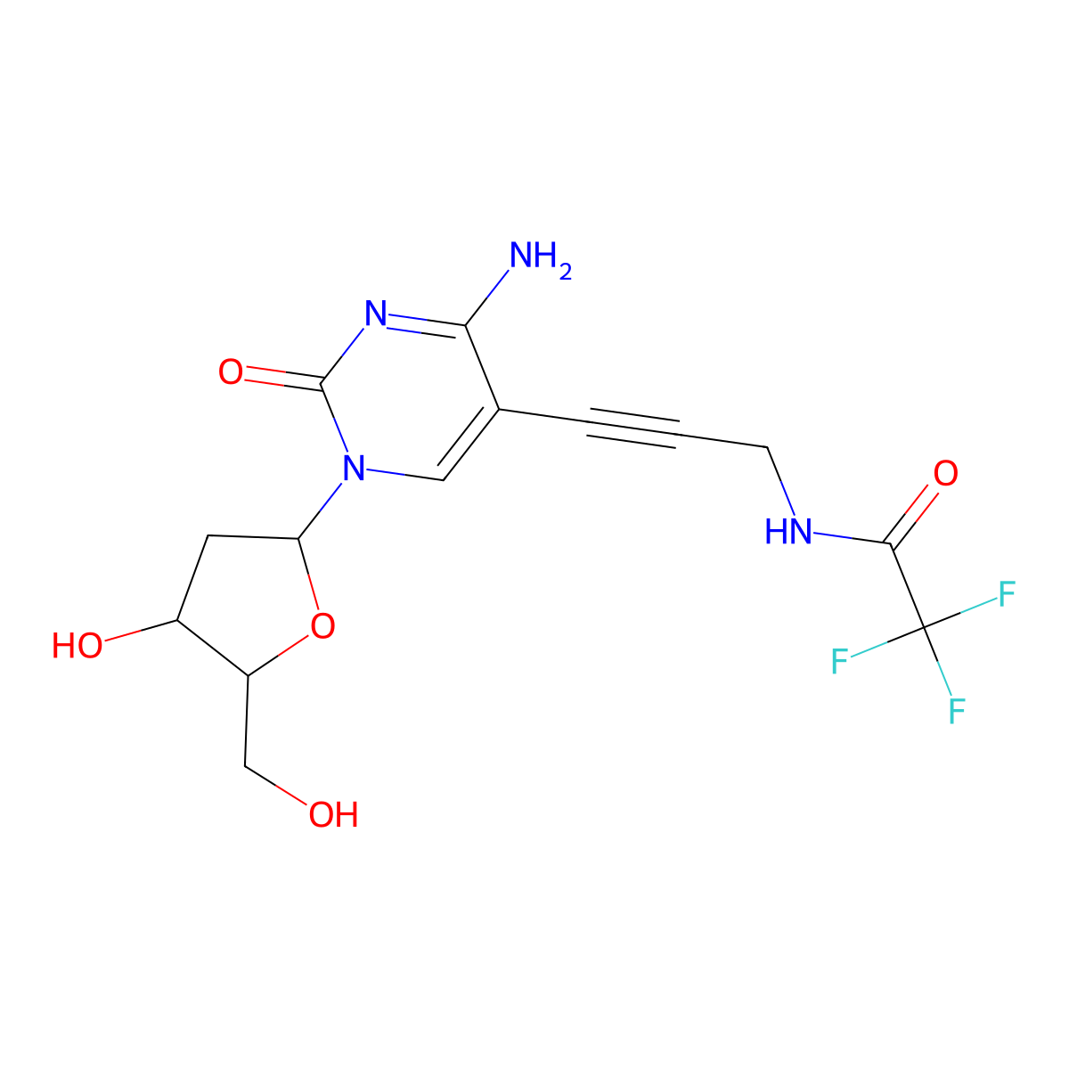 TFA-ap-dC molecular structure, CAS 115899-38-2