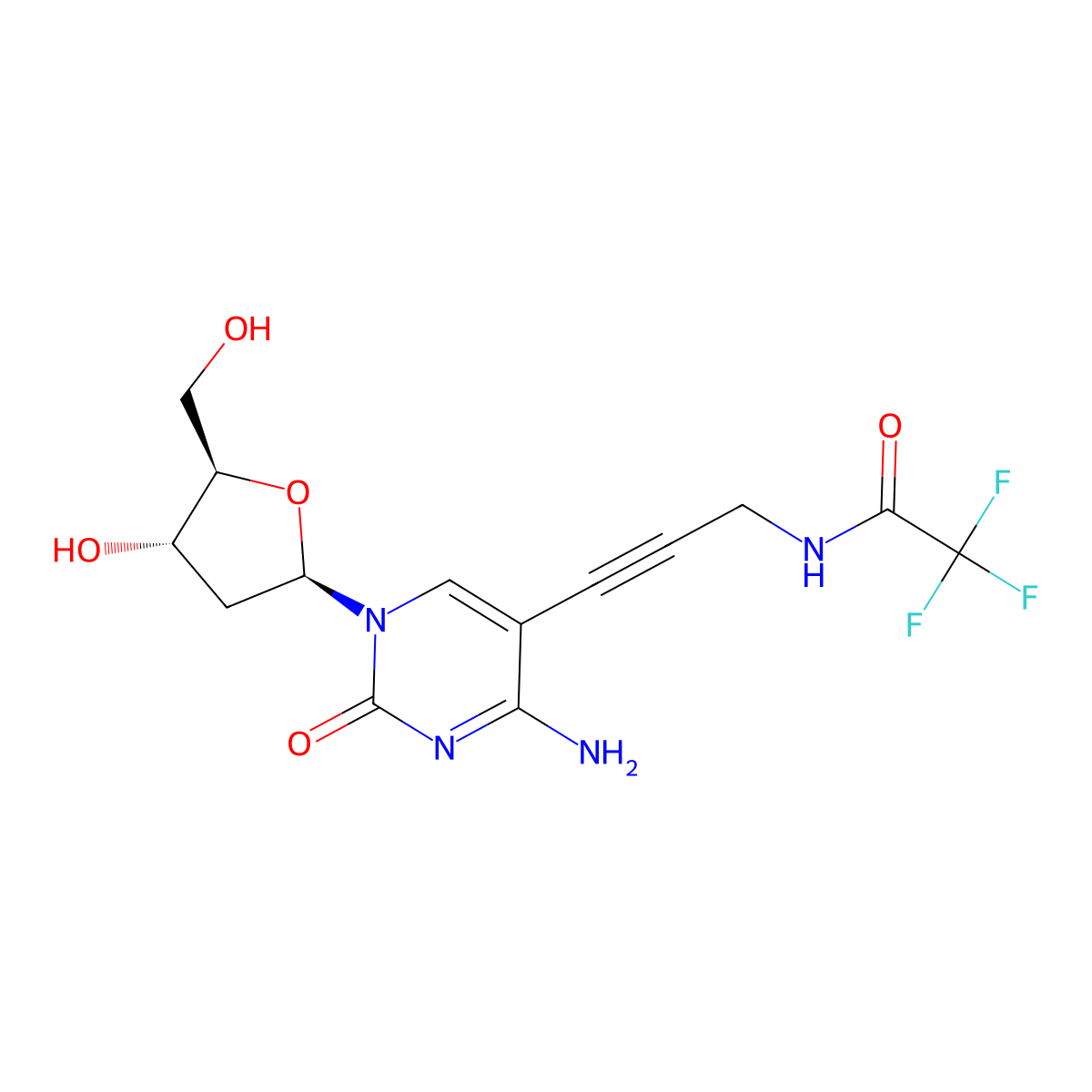 TFA-ap-dC molecular structure, CAS 115899-38-2