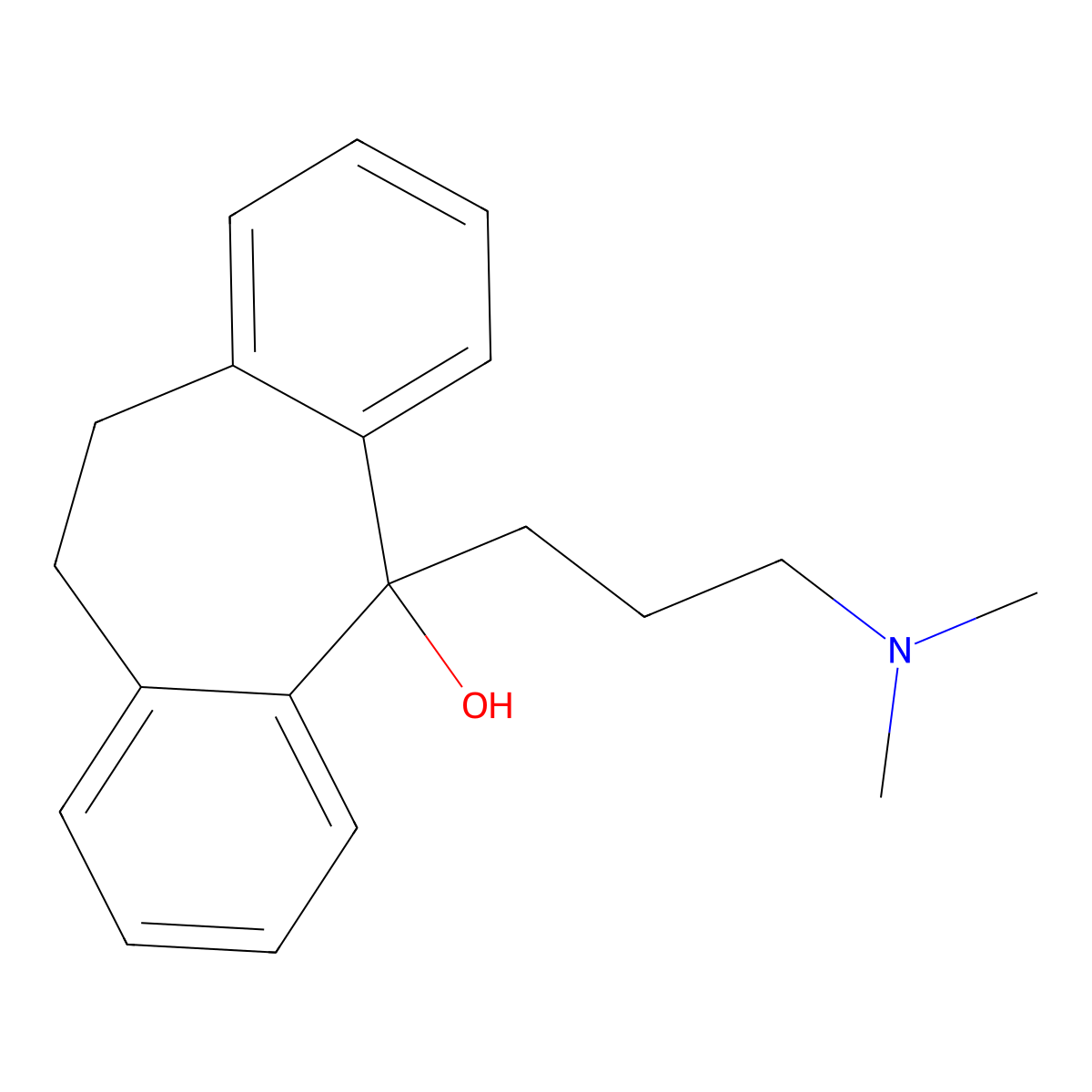Amitriptynol molecular structure, CAS 1159-03-1