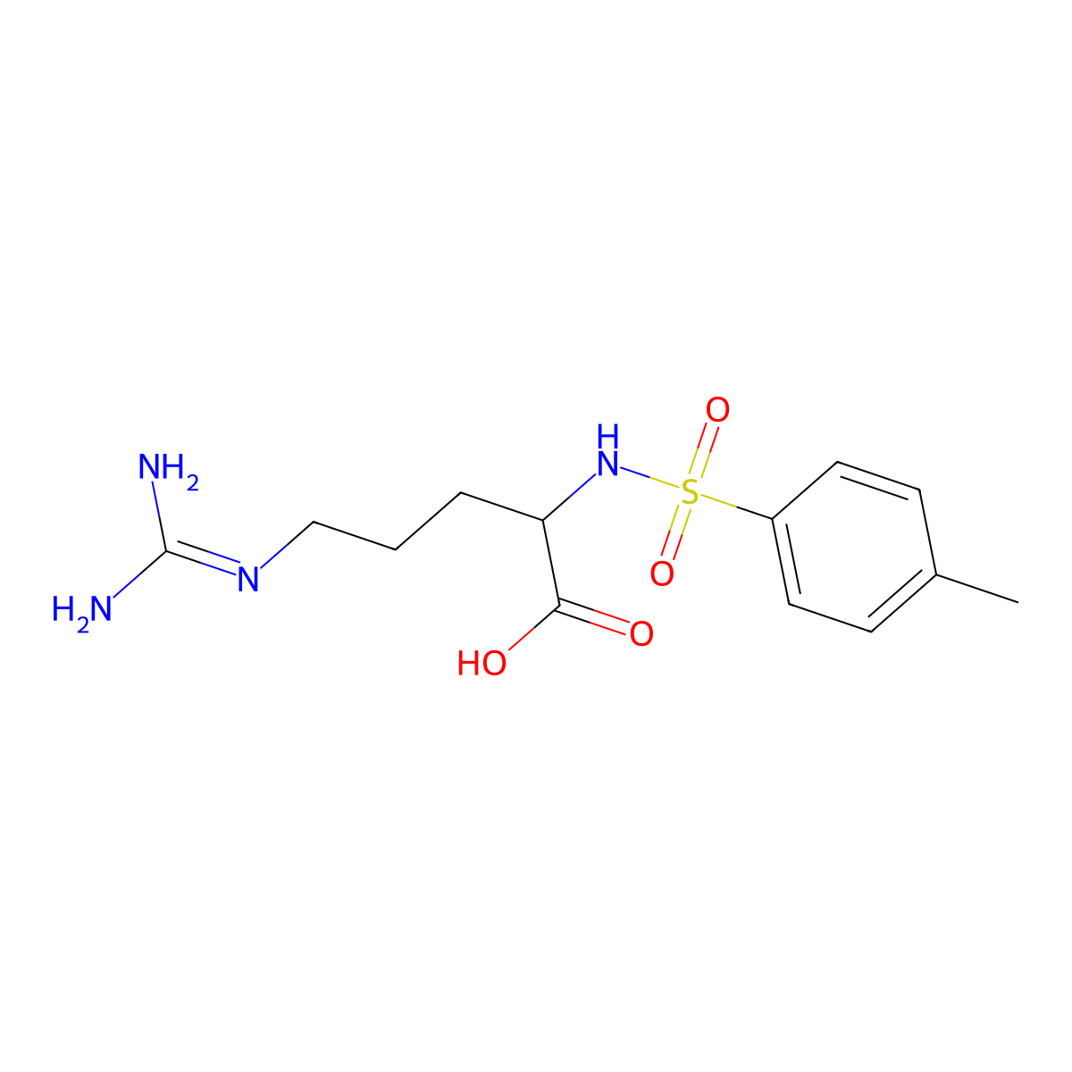 Tos-Arg-OH molecular structure, CAS 1159-15-5