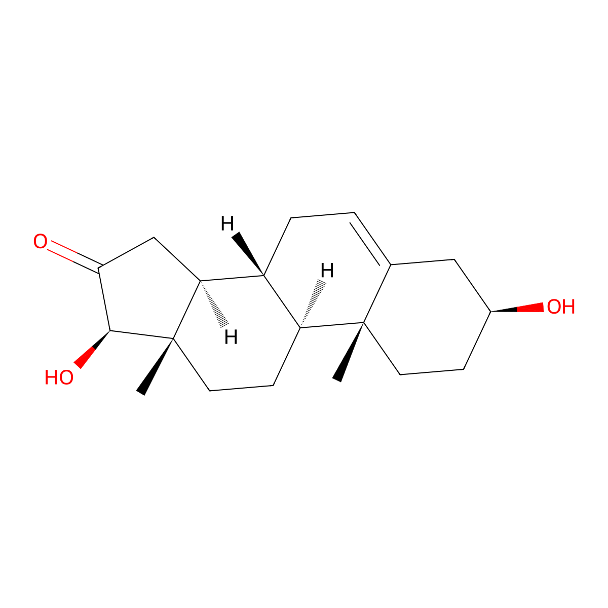 16-Oxoandrostenediol molecular structure, CAS 1159-66-6
