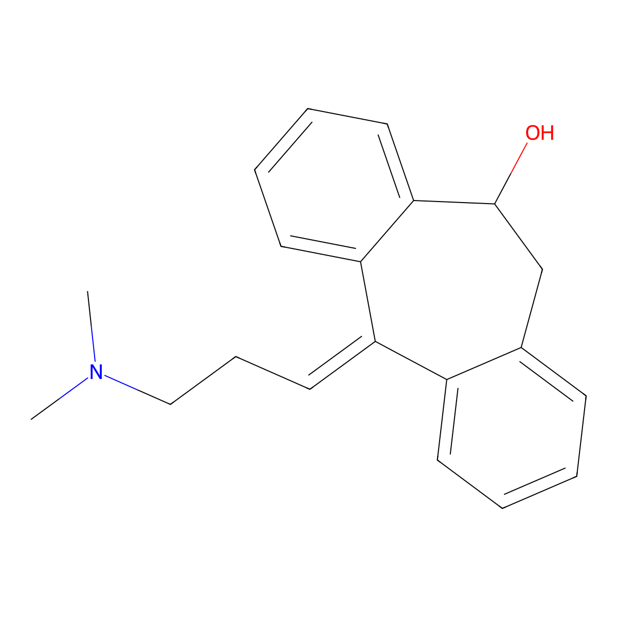 10-Hydroxyamitriptyline molecular structure, CAS 1159-82-6