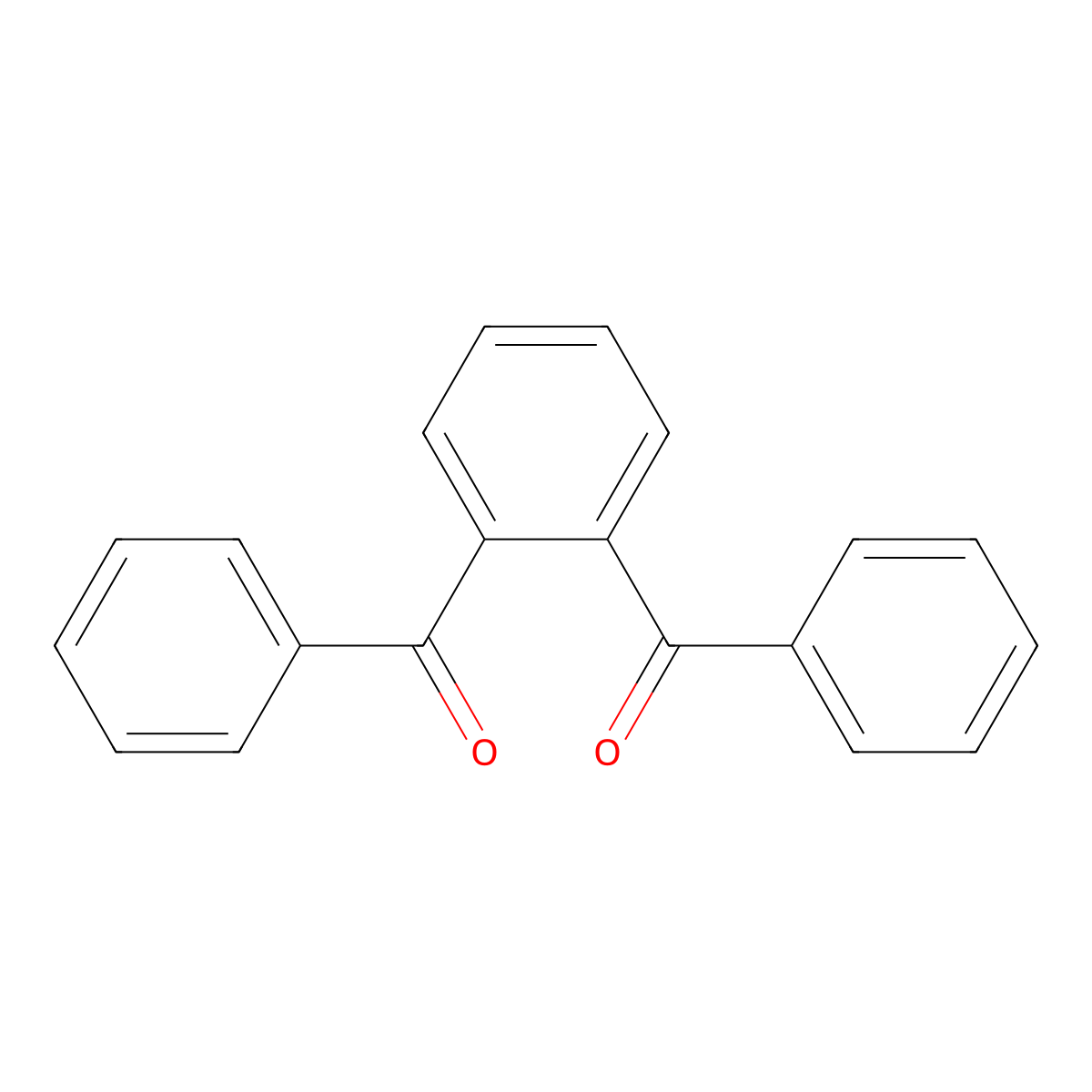 1,2-Dibenzoylbenzene molecular structure, CAS 1159-86-0