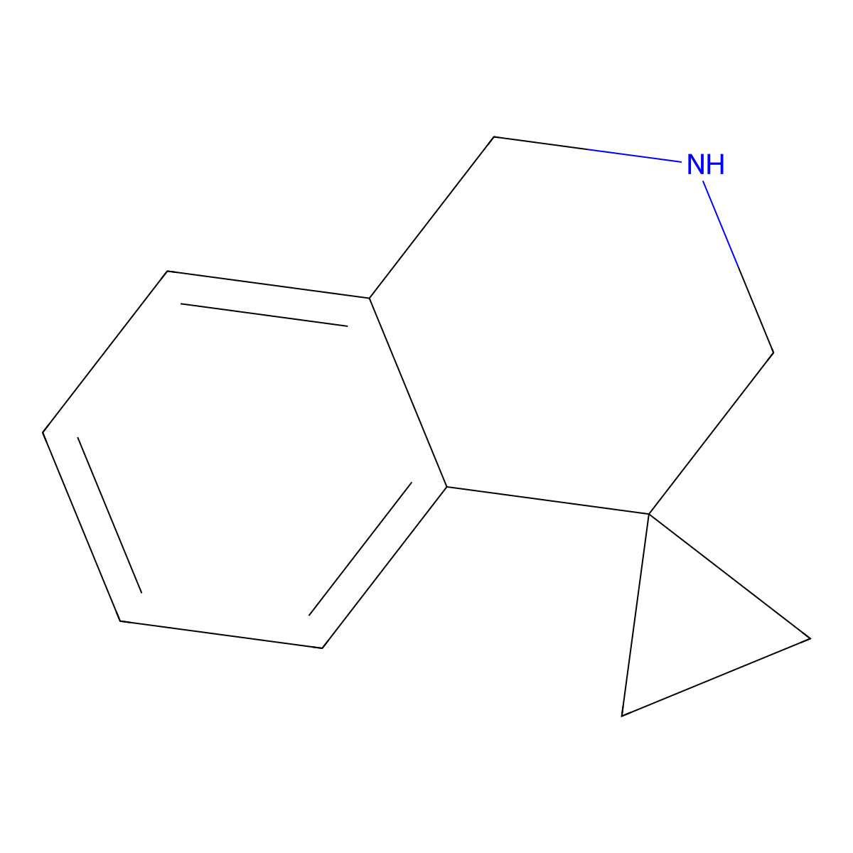 2',3'-dihydro-1'H-spiro[cyclopropane-1,4'-isoquinoline] molecular structure, CAS 1159010-39-5
