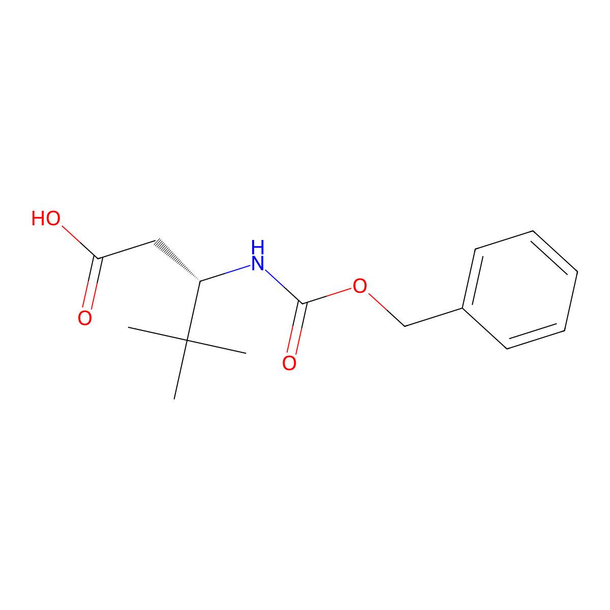 (S)-3-(((Benzyloxy)carbonyl)amino)-4,4-dimethylpentanoic acid molecular structure, CAS 1159138-98-3