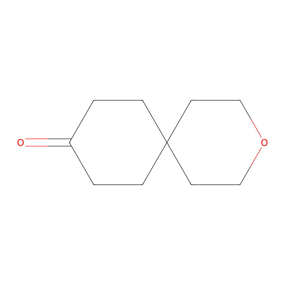 3-Oxaspiro[5.5]undecan-9-one molecular structure, CAS 1159280-53-1