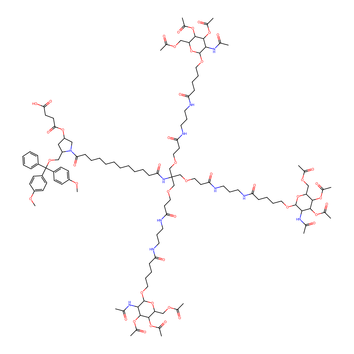 GalNAc-L96 free base molecular structure, CAS 1159408-61-3