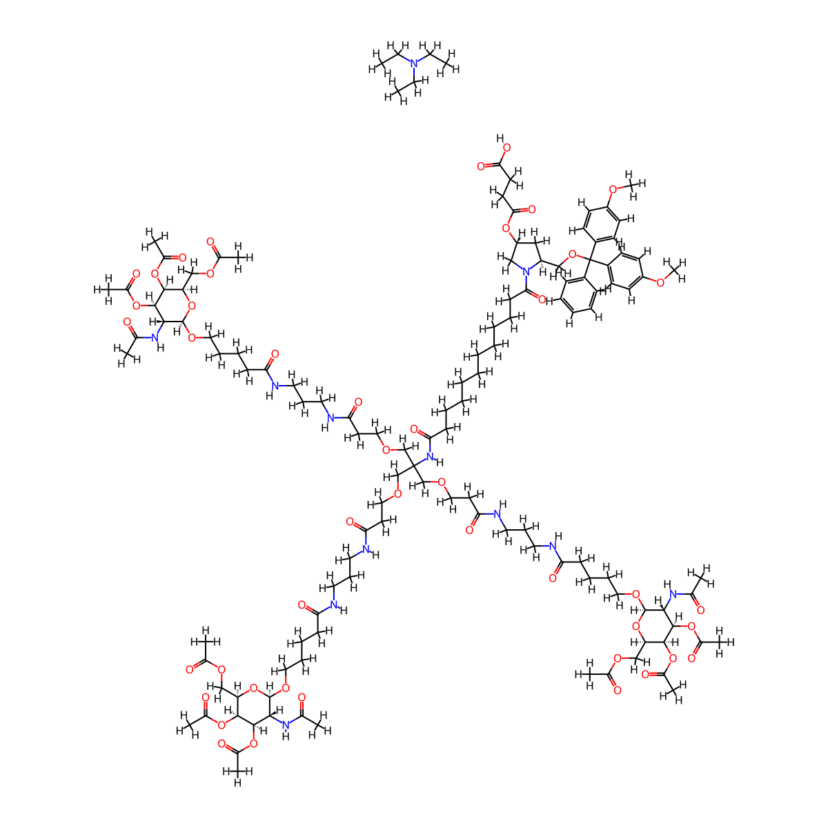 GalNac-L96 molecular structure, CAS 1159408-62-4