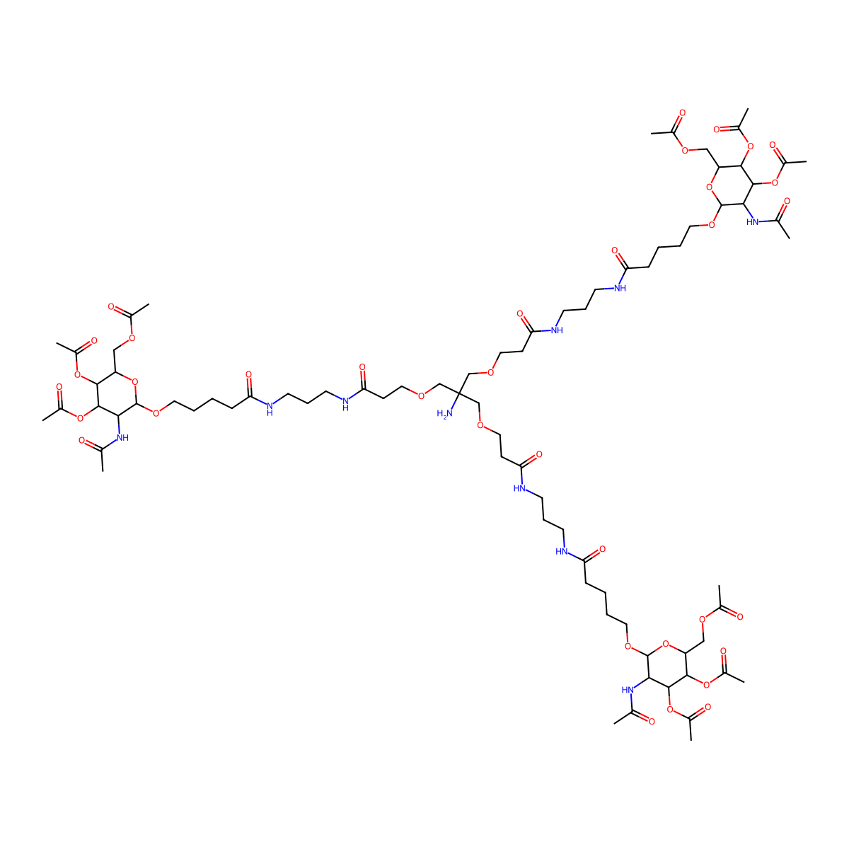 Tri-GalNAc(OAc)3 molecular structure, CAS 1159408-64-6