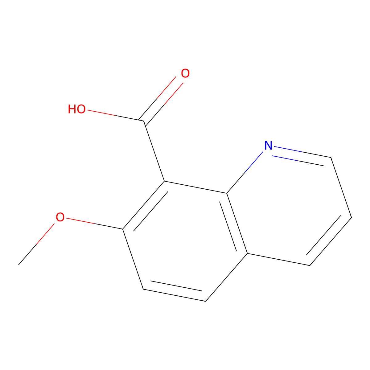 7-Methoxyquinoline-8-carboxylic acid molecular structure, CAS 1159427-80-1
